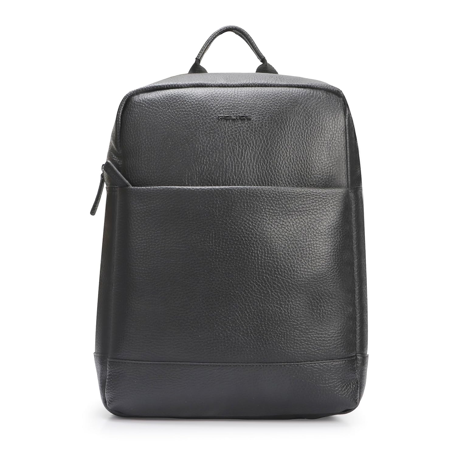 20 Ltrs Vegan Leather (Upto 15 inch) Black Laptop Backpack Water Resistant Sustainable Bags with Water Proof Zippers-Unisex-image-27