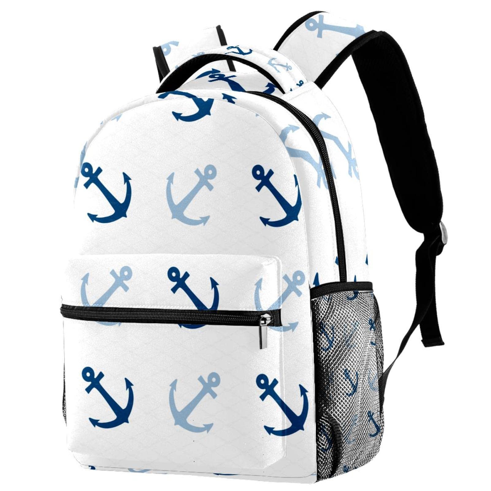 Sac à dos de voyage bleu Leisure Campus Medium avec porte-bouteille pratique