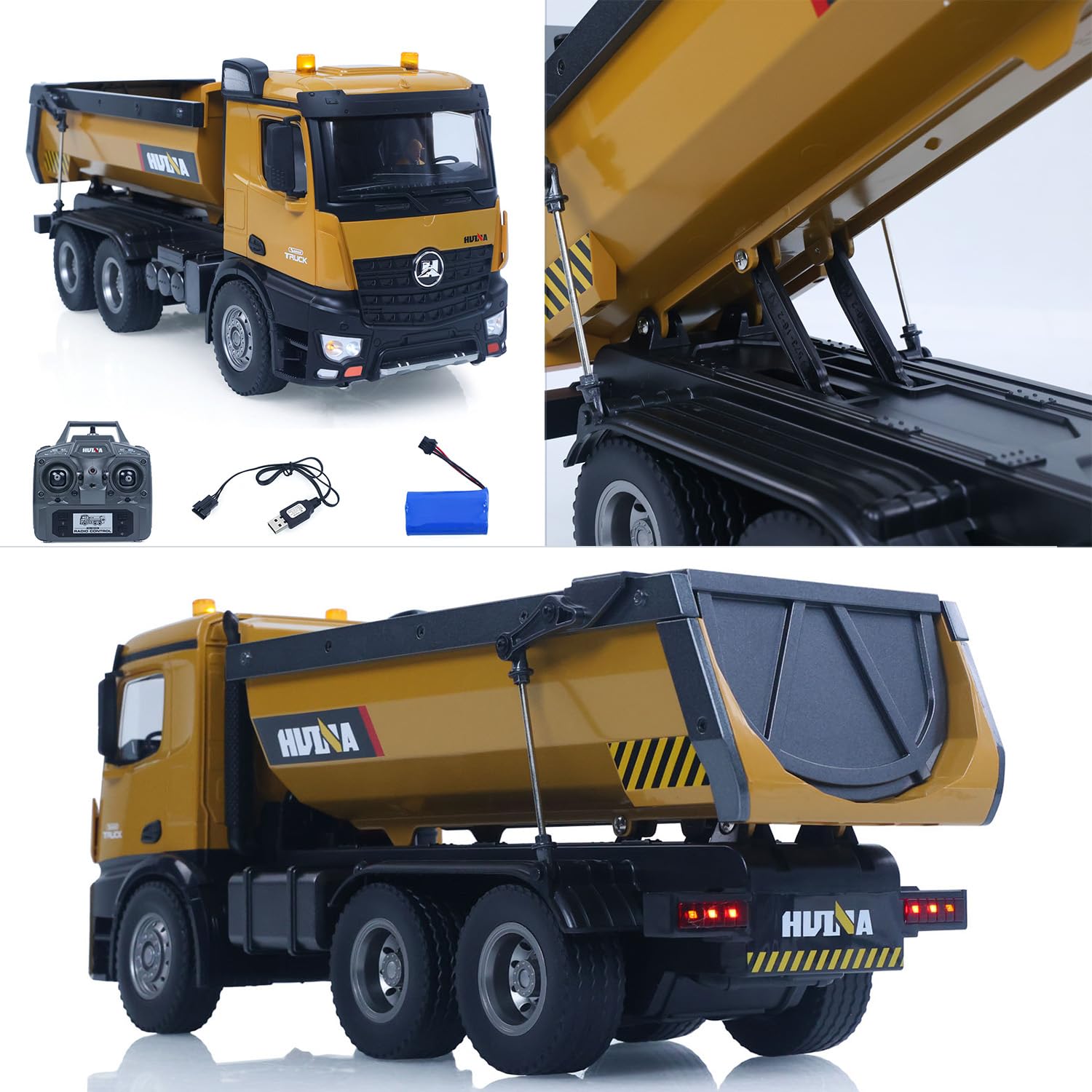 Amazon.com: TOUCAN RC HOBBY HUINA 1/14 Electric RC Dump Truck 573