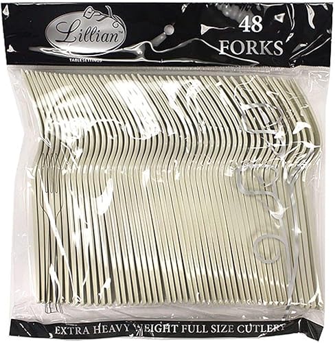 Vista 24 de Lillian tablesettings 48 cubiertos de plástico., Cuchara para sopa, Transparente Claro