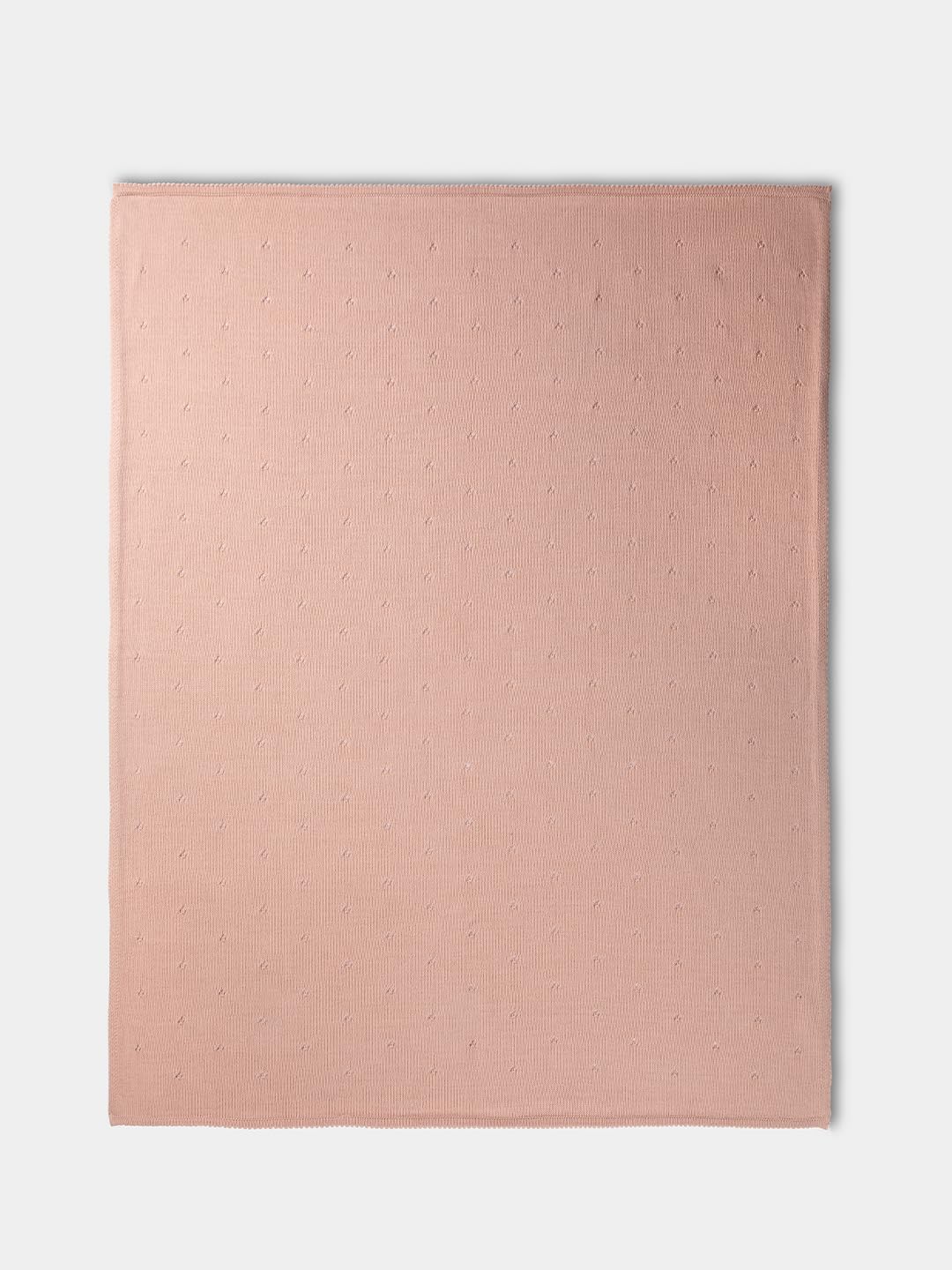 Infant Blush Pointelle Baby Blanket | Premium Egyptian Cotton AC Comforter for Kids - Lightweight & Breathable-image-26