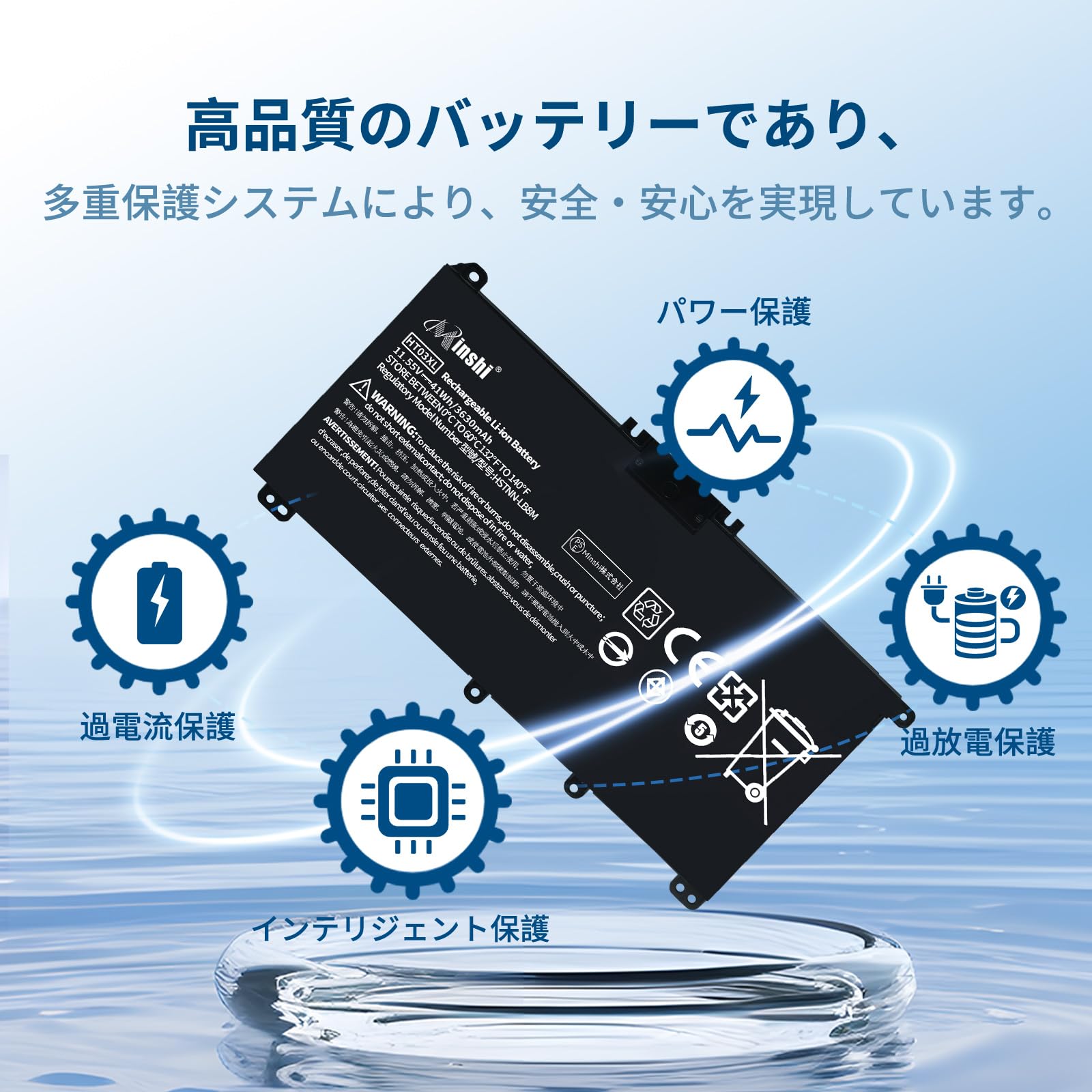 Amazon.co.jp: HP対応エイチピー対応 250 G7 HT03XL Pavilion 15