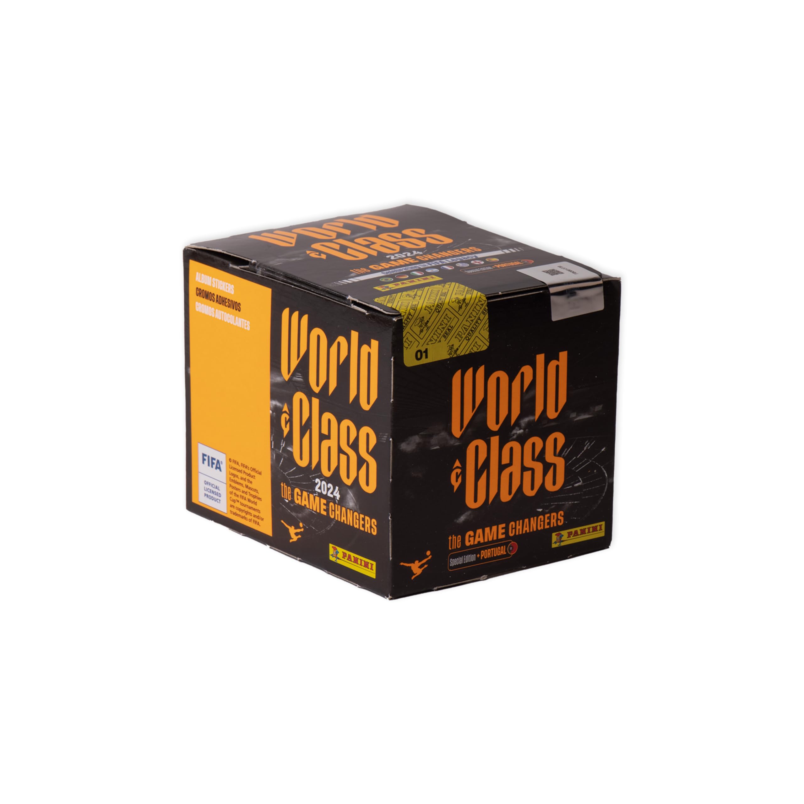 Worls Class 2024-Cromos, Color Negro, Naranja, Normal (Panini 005014box50pt)