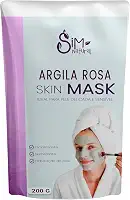 Argila Rosa Skin Mask Ideal para Pele Sensível e Delicada - Máscara Facial e Corporal 200g