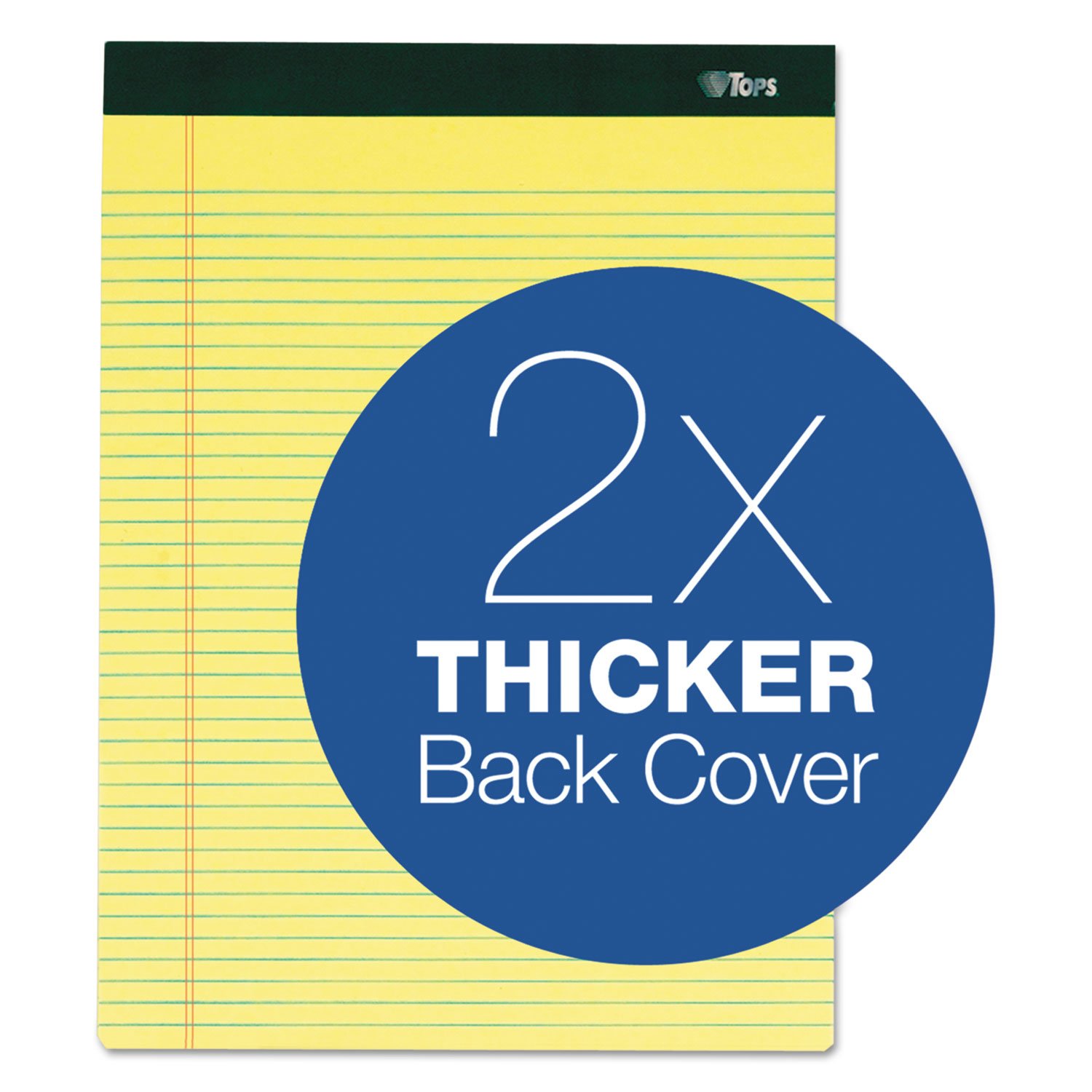 Top Docket 63376 linierte Blöcke, 21,6 x 29,5 cm, Kanarienvögel, 100 Blatt, 6 Blöcke/Packung