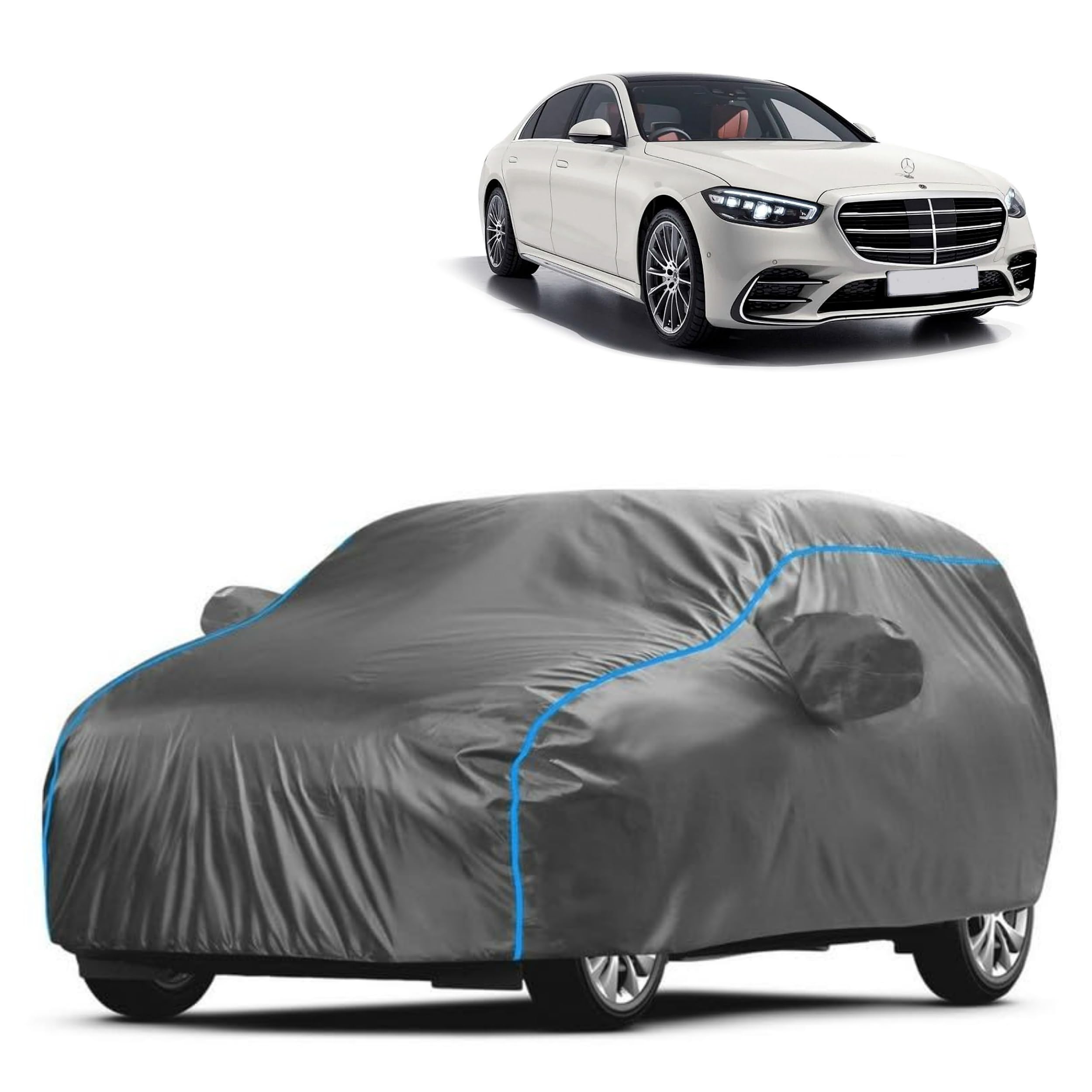 FAVY Water Resistant Car Cover Compatible with Mercedes Benz S 300