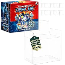 DEDC 10 Pack Booster Box Protector Case Clear 0.7 mm PET