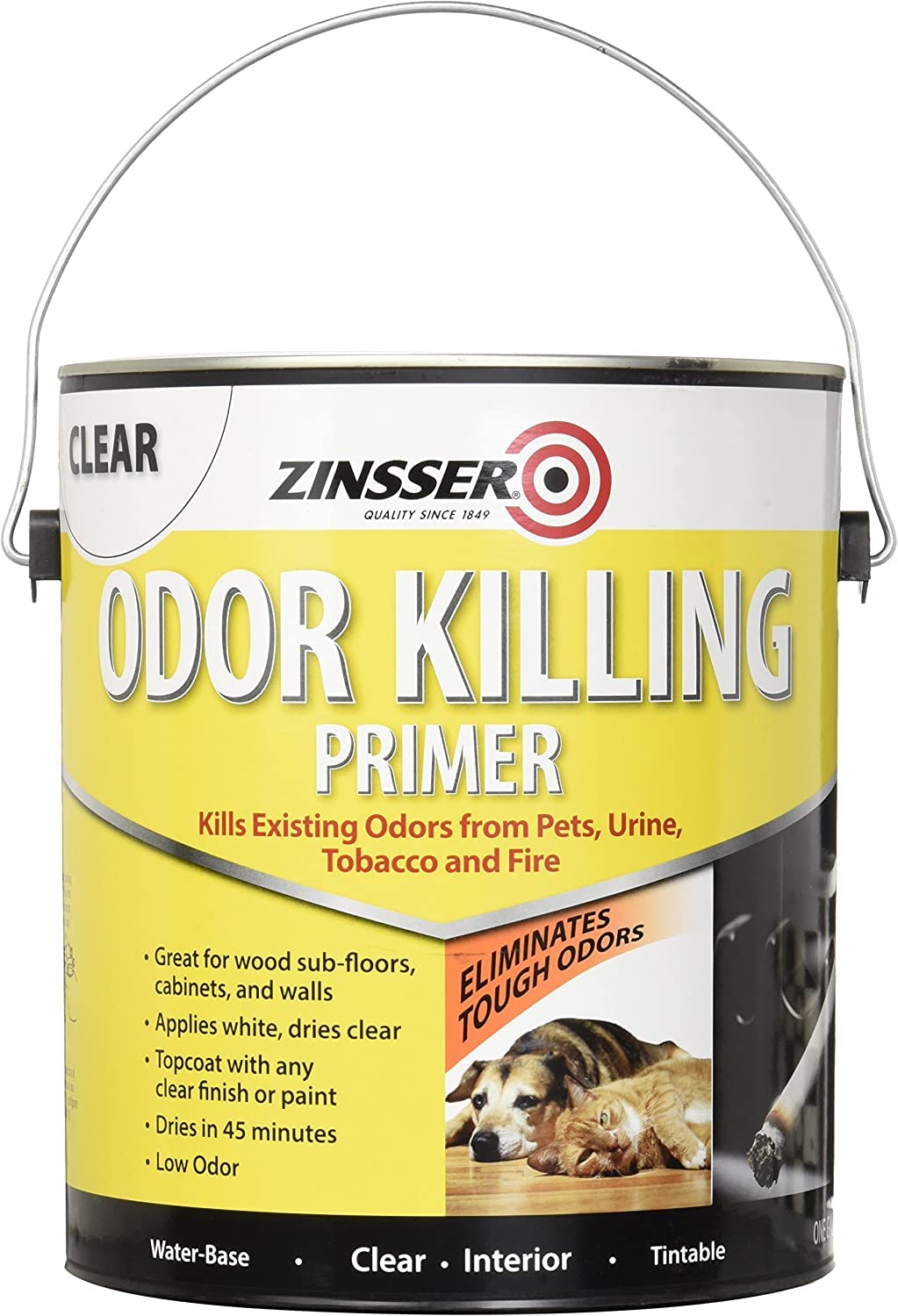 zinsser vs kilz for cigarette smoke Dealing with stubborn stains around your fireplace? Restoration has you covered. , Formulated to be our strongest stain and odor blocker, this water-based primer is the perfect low odor Not recommended for mold or mildew Reviews for Zinsser 1 qt.