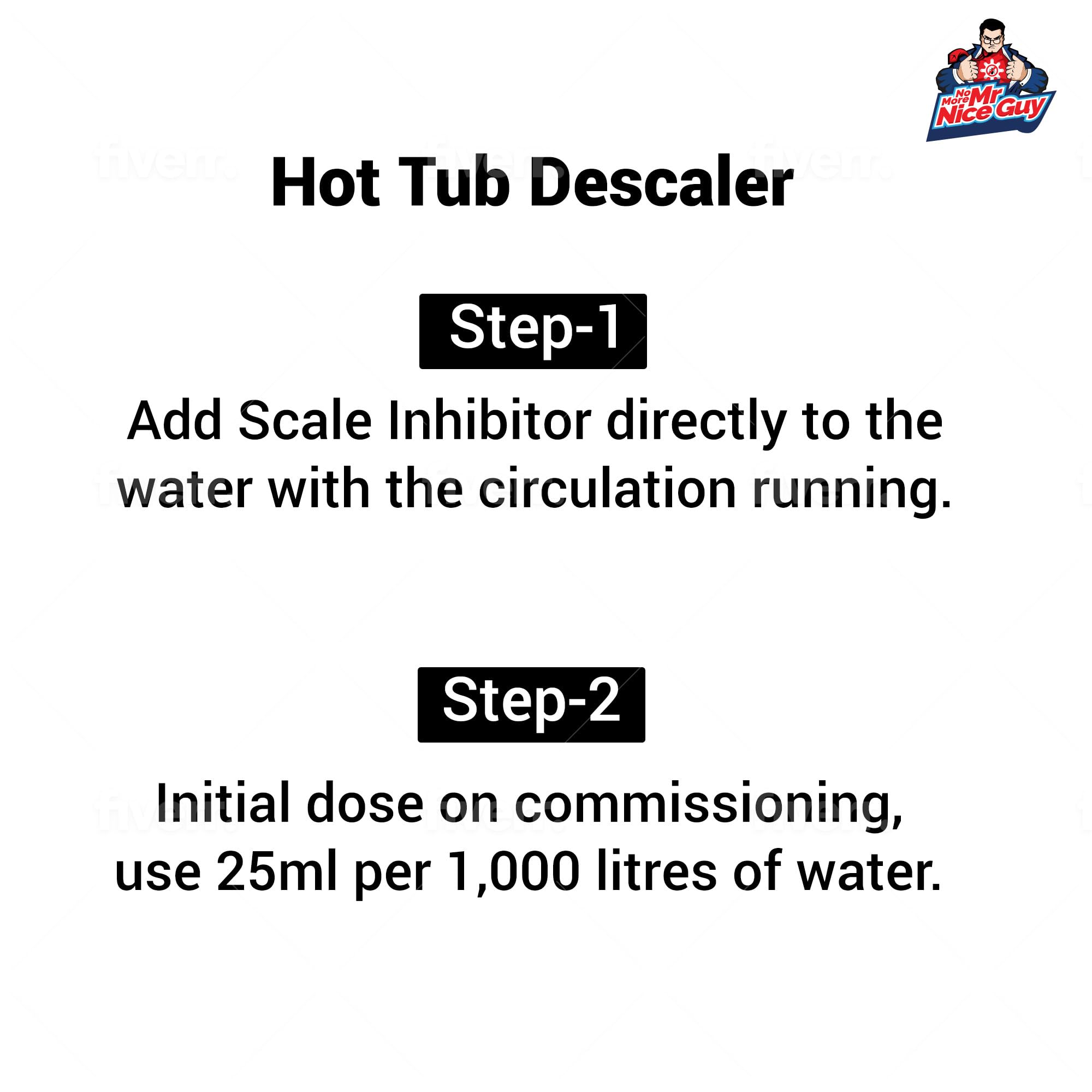 Hot Tub Descaler 1 Litre, Spa & Hot Tub Limescale Scale Inhibitor, Removes & Prevents Minerals Scale Deposits & Staining - Image 3