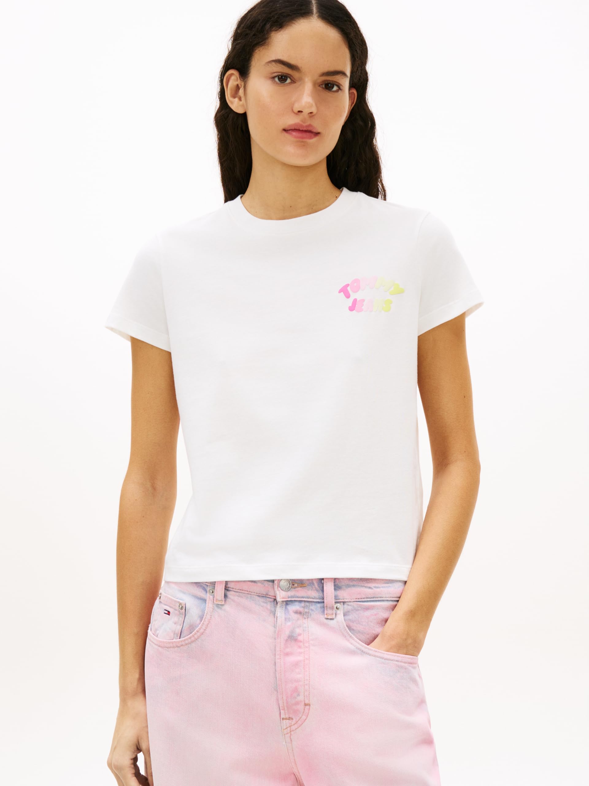 TJW REG TJ BUBBLE SS TEE EXT T-shirt Kadın