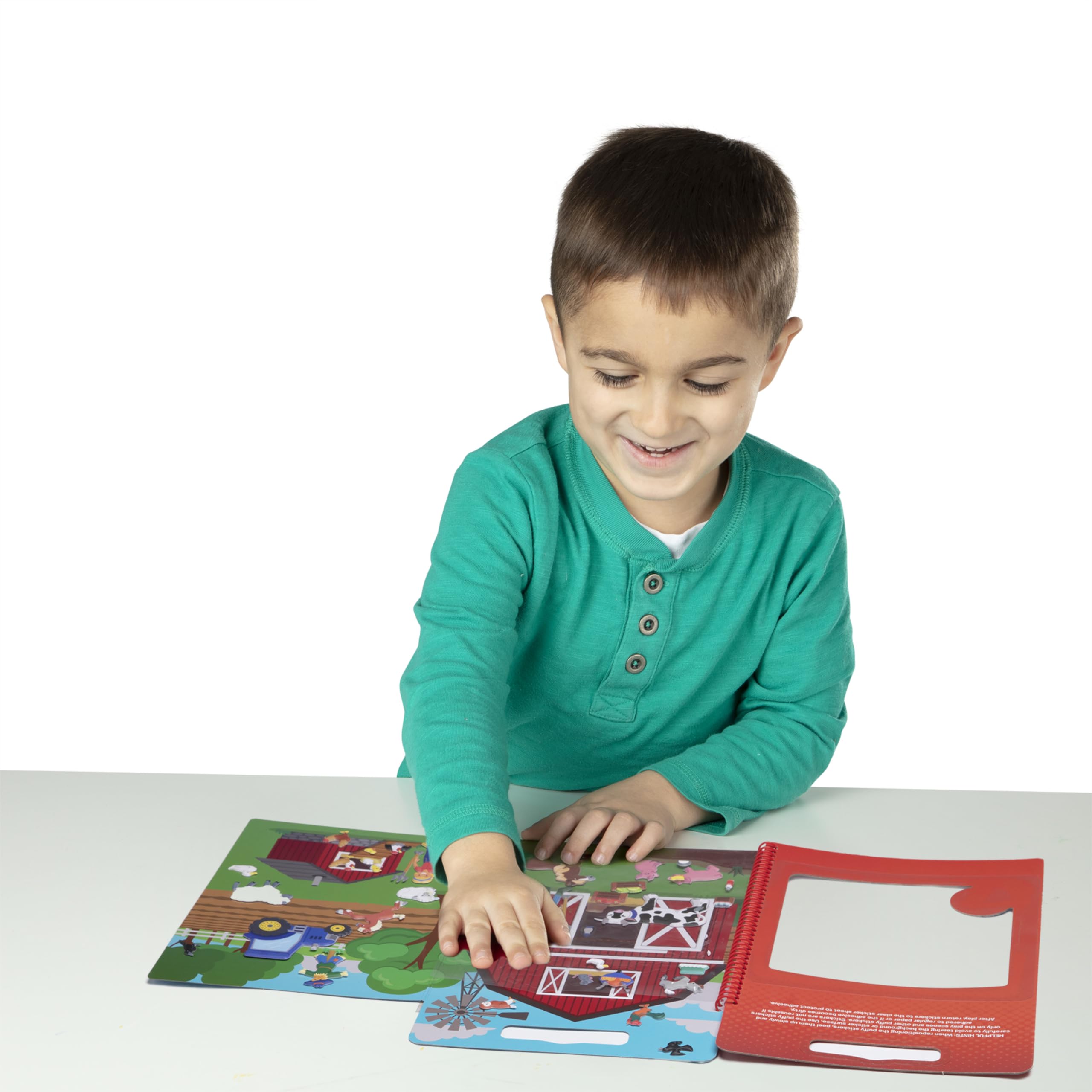 Melissa & Doug Puffy Sticker Play Sets - Safari, Pirate, On the Farm