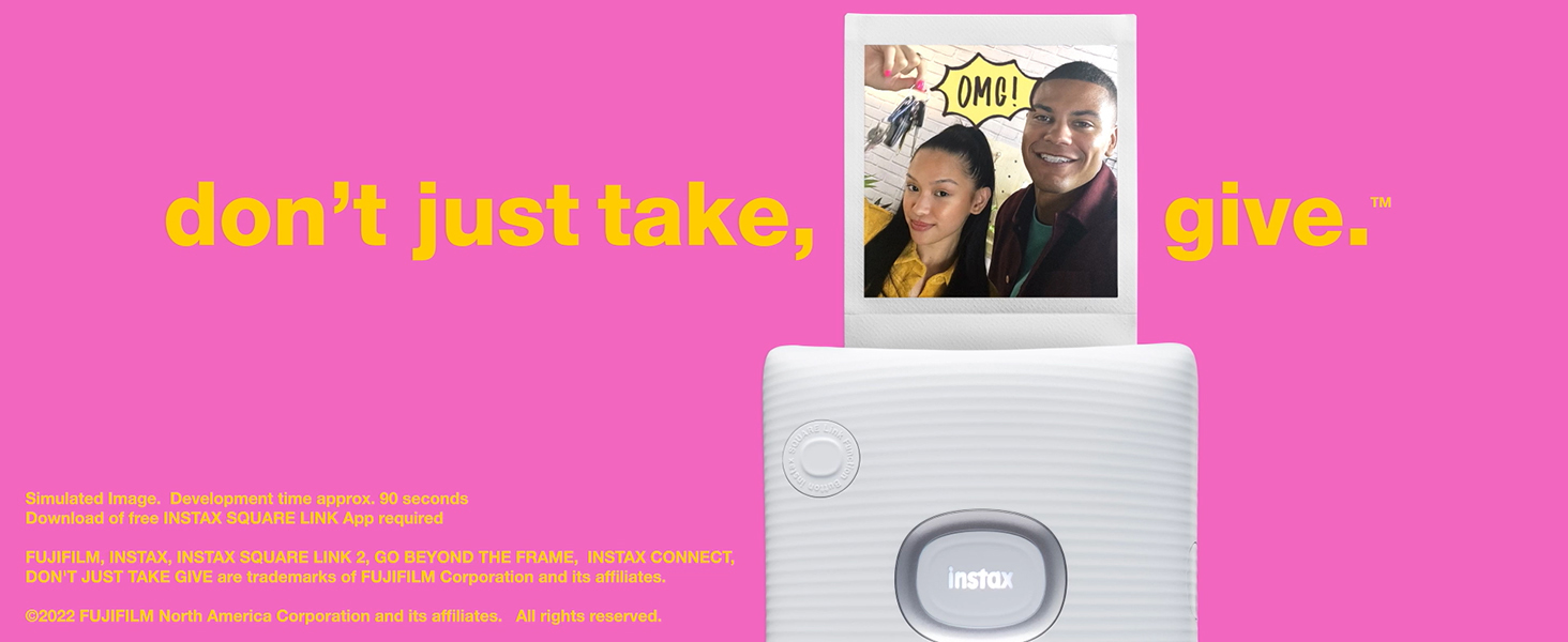 Amazon.com : Fujifilm Instax Square Link Smartphone Printer- Ash