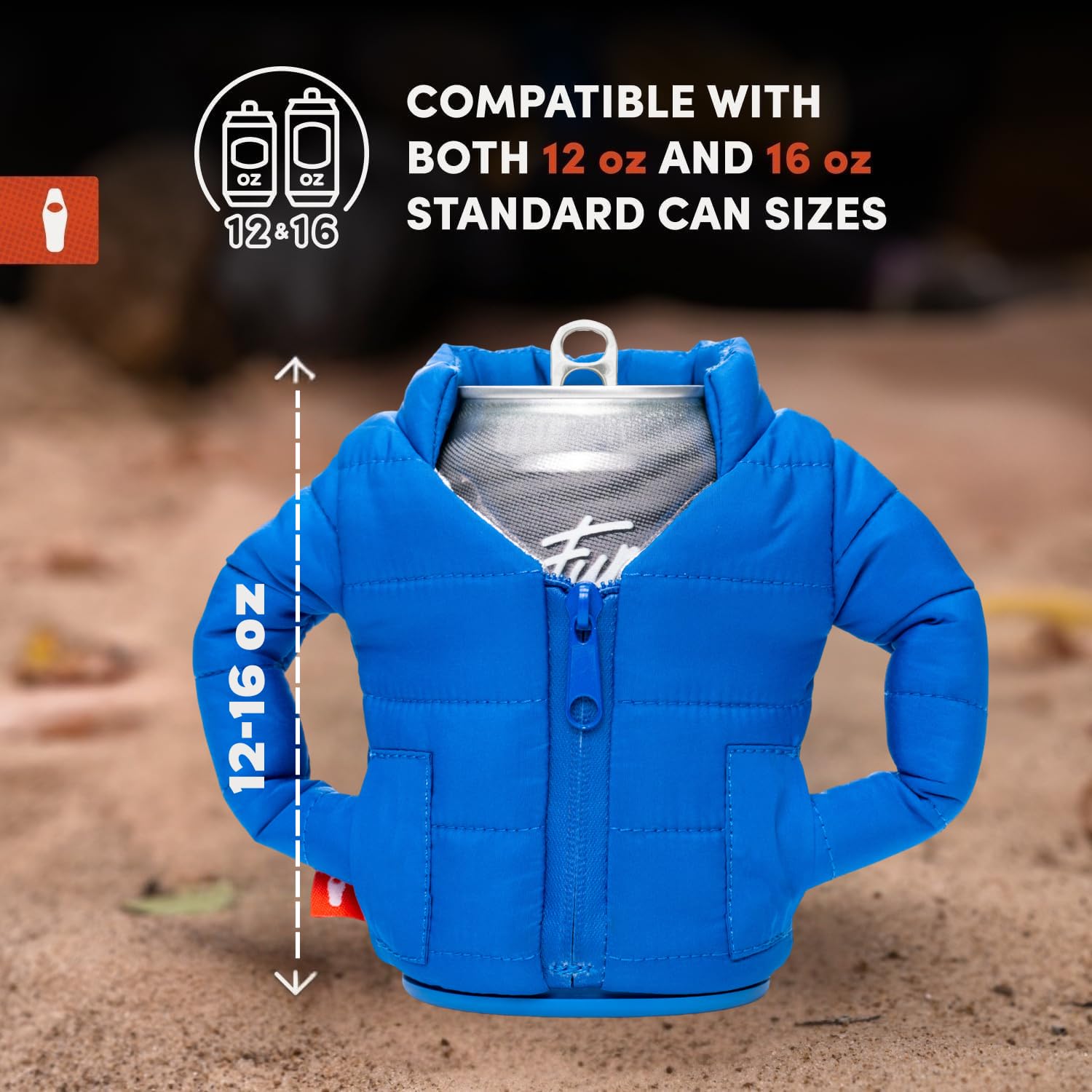Amazon.com: Puffin - The Puffy Jacket - Insulated 12 oz Can Cooler
