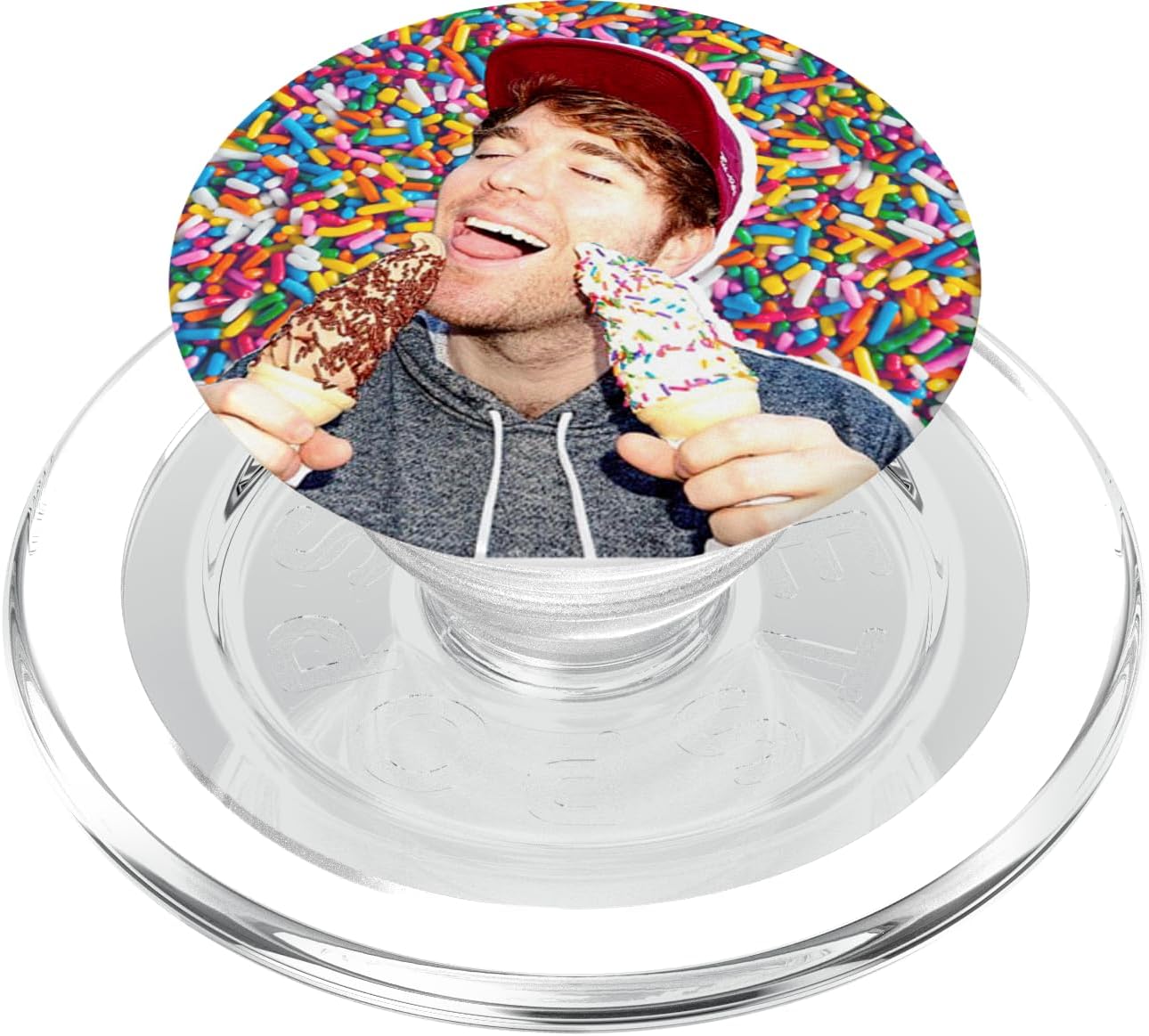 Shane Dawson 260013 Ice Cream PopSockets Stand for Smartphones & Tablets PopSockets PopGrip: Swappable Grip for Phones & Tablets PopSockets PopGrip for MagSafe