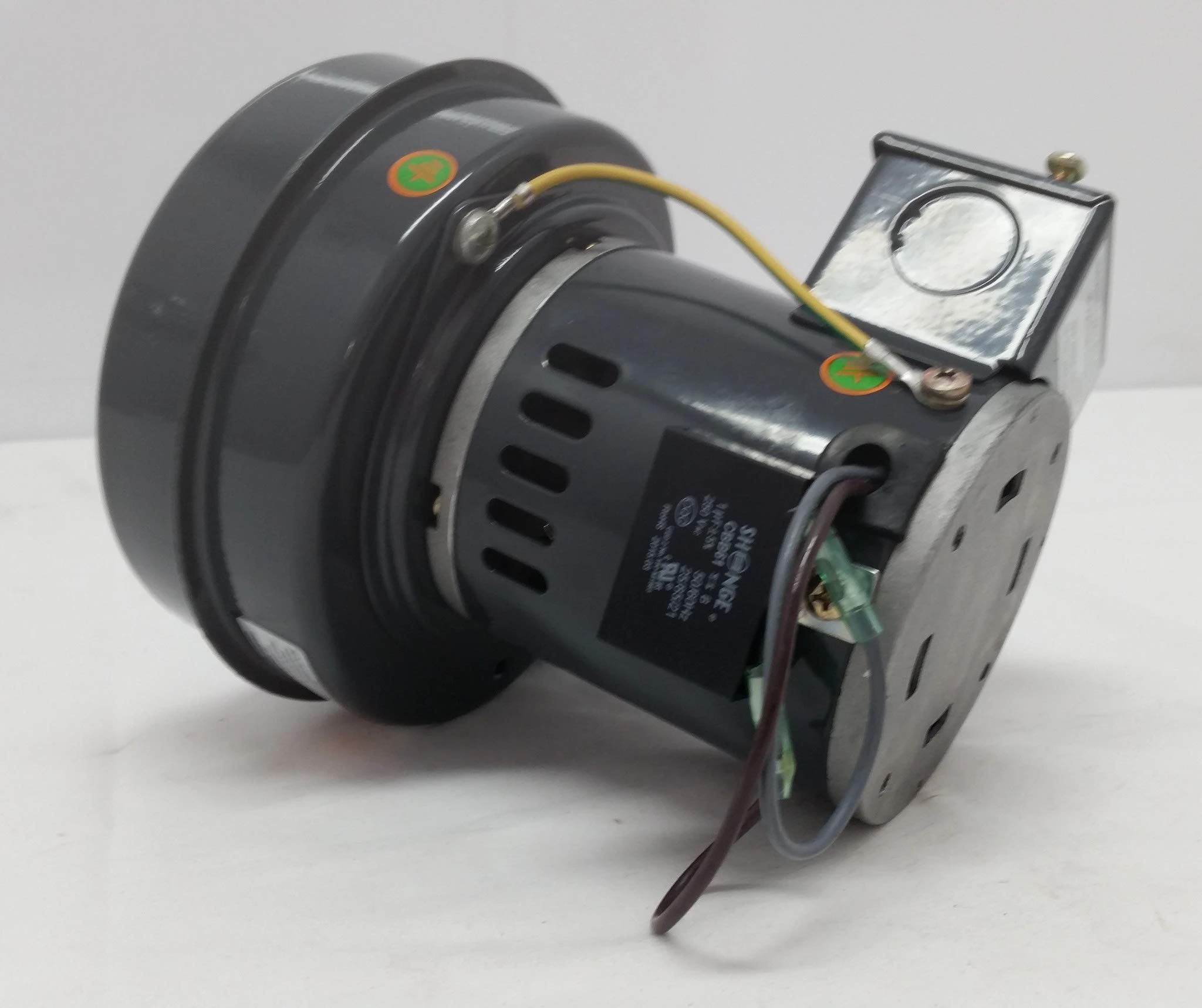 Dayton Rectangular Permanent Split Capacitor OEM Specialty Blower, Flange: Yes, Wheel Dia: 6-3/16