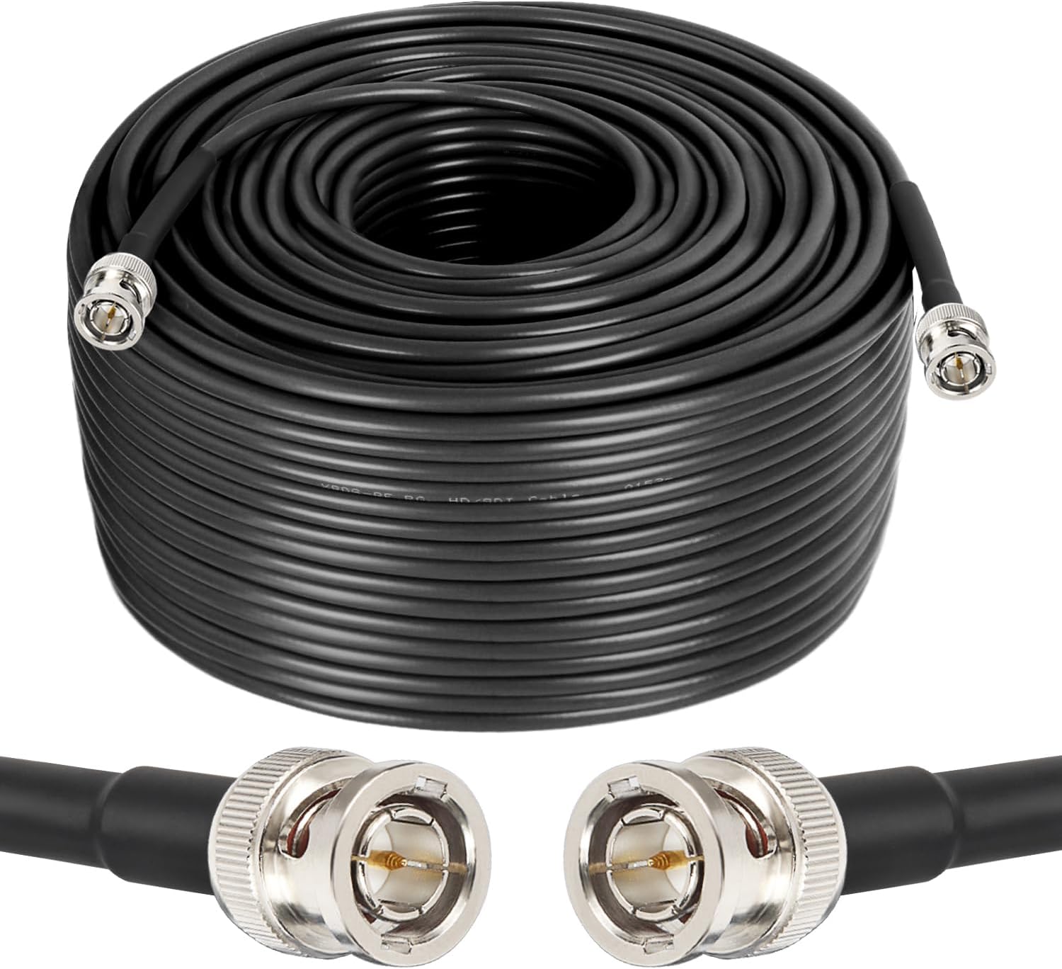 XRDS -RF 300FT SDI Cable, BNC Male Digital Video Cable 75 Ohm RG59 BNC Cables Supports HD-SDI/3G/6G-SDI/4K/8K