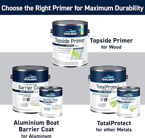 Miniatura 8 de TotalBoat TotalTread Pintura Antideslizante para Cubierta, Revestimiento de Tracción Antideslizante de Grado Marino para Barcos, Madera, Fibra