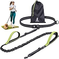 Vista 21 de SparklyPets - Correa doble para perros con manos libres – Correa doble para razas medianas y grandes – Correa para 2 perros con asas acolchadas