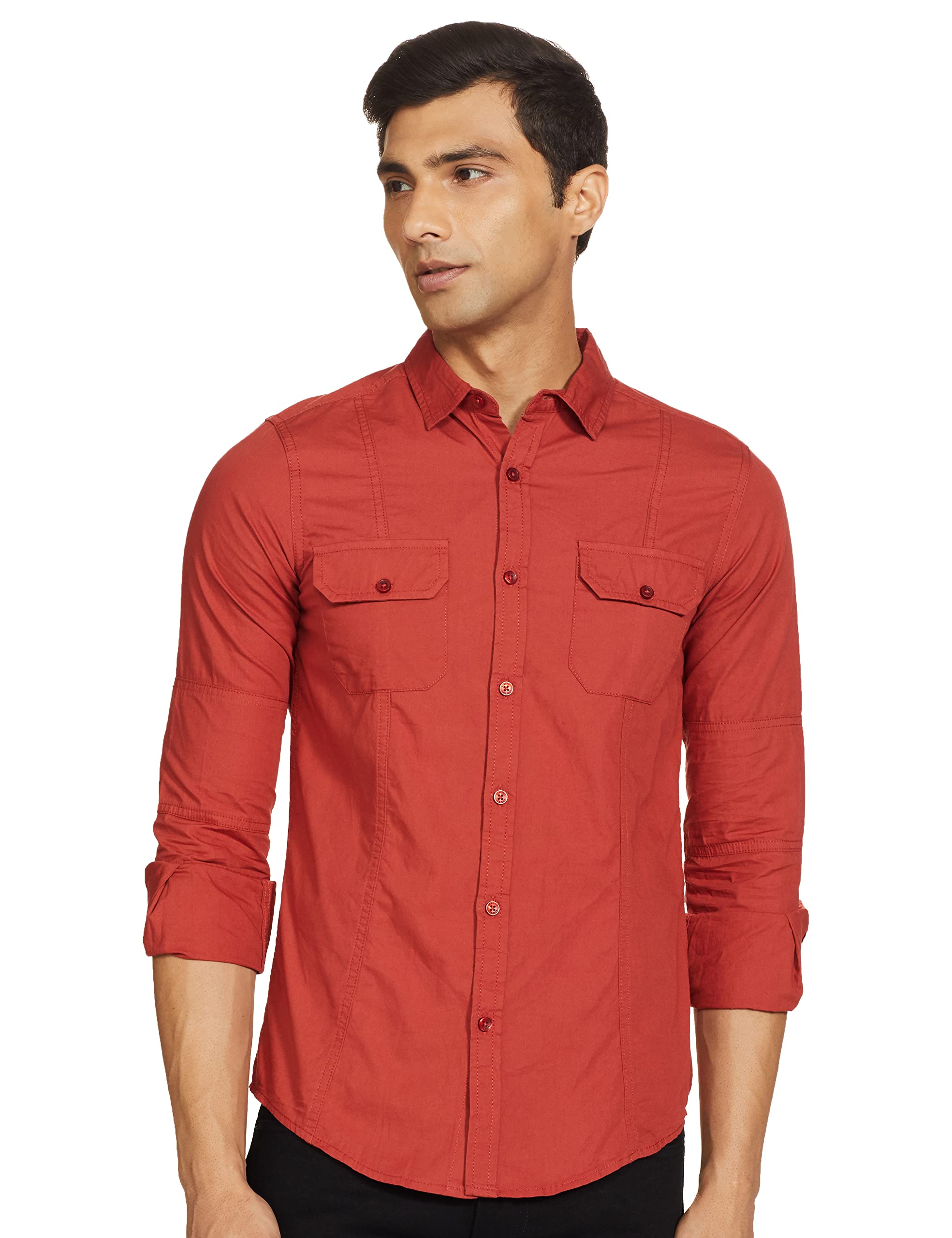 Amazon Brand - SymbolMen's Slim Fit Casual Shirt