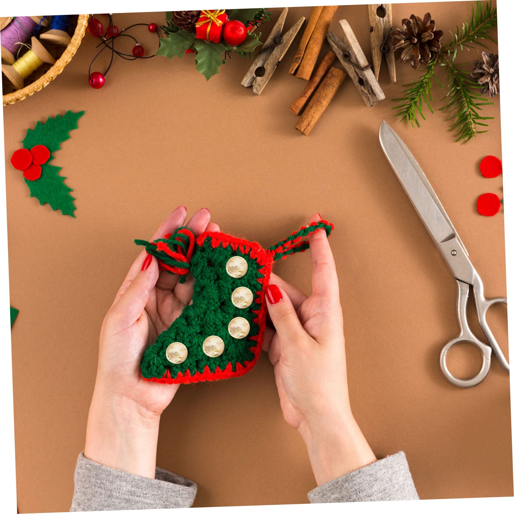 TOVINANNA Aquarius Nail Accessories 5pcs Manicure Metallic Studs Manicure Supplies Nail Art Decals Set