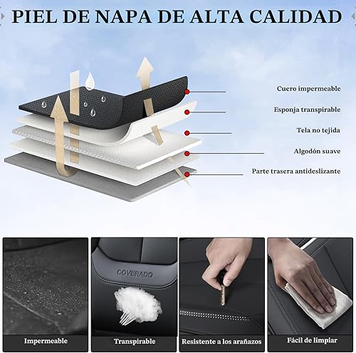 Miniatura 7 de Coverado Fundas de asiento de automóvil, fundas de asiento delantero, funda de asiento de automóvil, protector de asiento de automóvil, impermeable