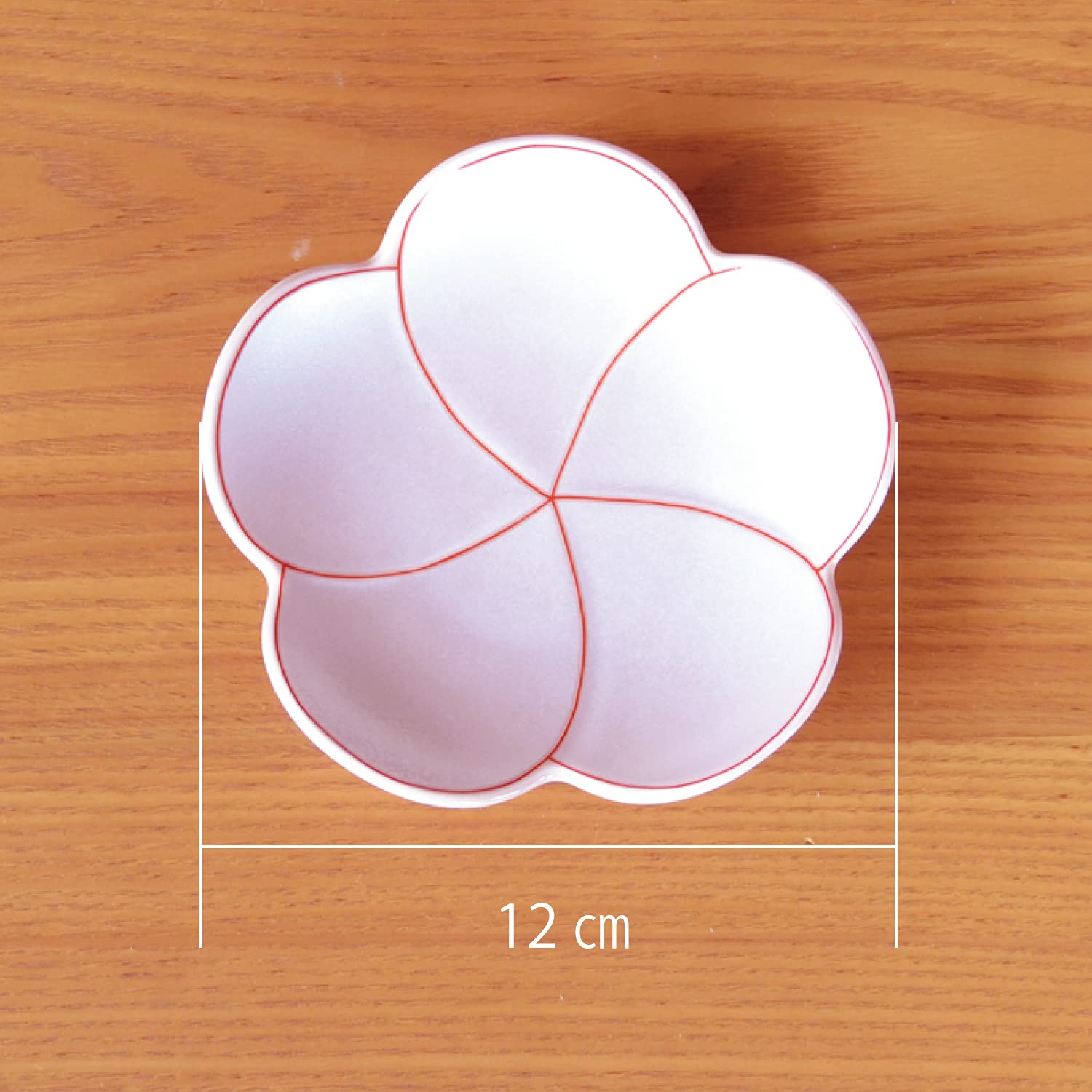 Amazon.co.jp: 正月 食器 銘々皿 中皿 和皿 12cm 和食器 縁起物 梅型皿 