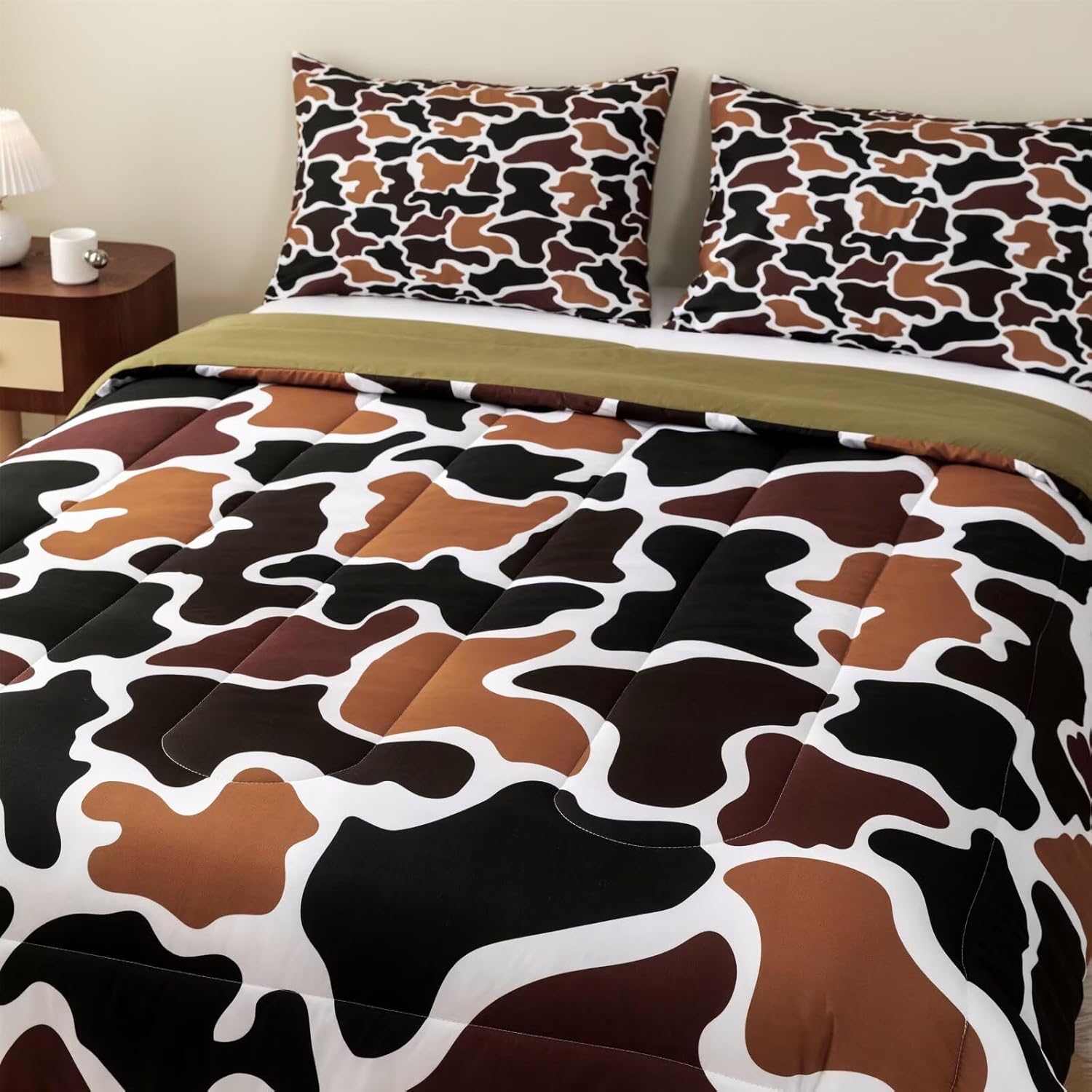 Duck Camo Bedding Set for Boys Twin Size,Old School Camo Comforter Set,Duck Hunting Bed Sets,Teens Kids Camouflage Room Decor - Image 6
