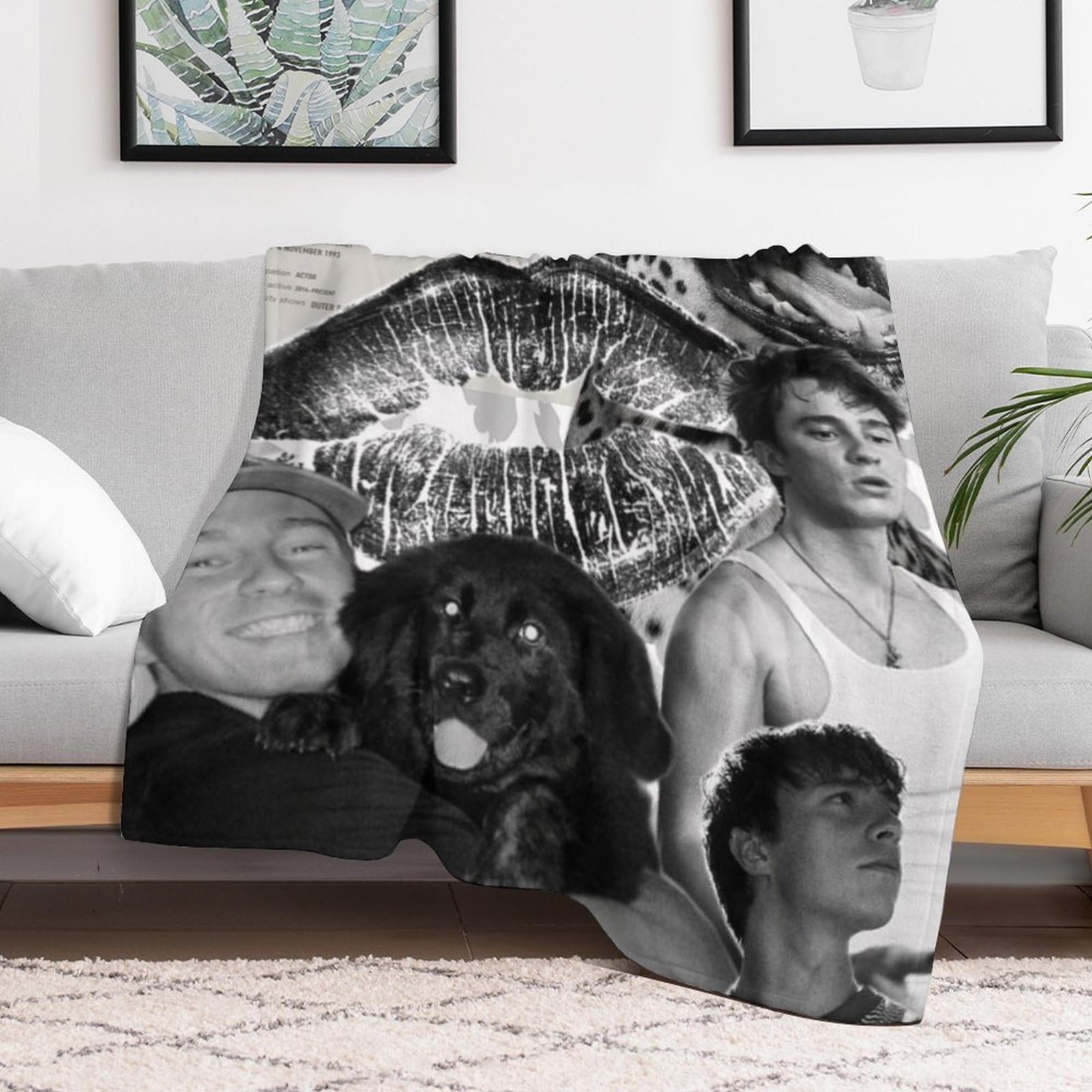 Drew Starkey Coperta leggera in velluto per viaggi all'aperto in inverno, non perde pelucchi, anti-rughe, sicura sulla pelle