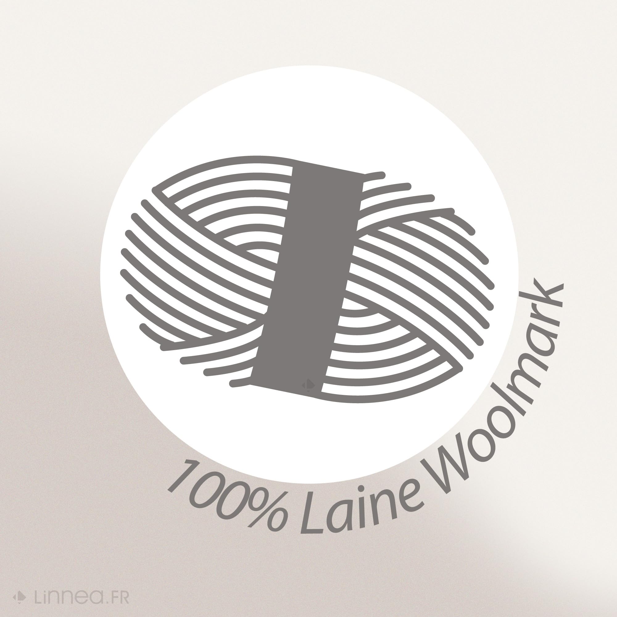 Linnea Couverture Pure Laine Vierge Woolmark 500g/m² Volta 220x240 cm Gris Acier
