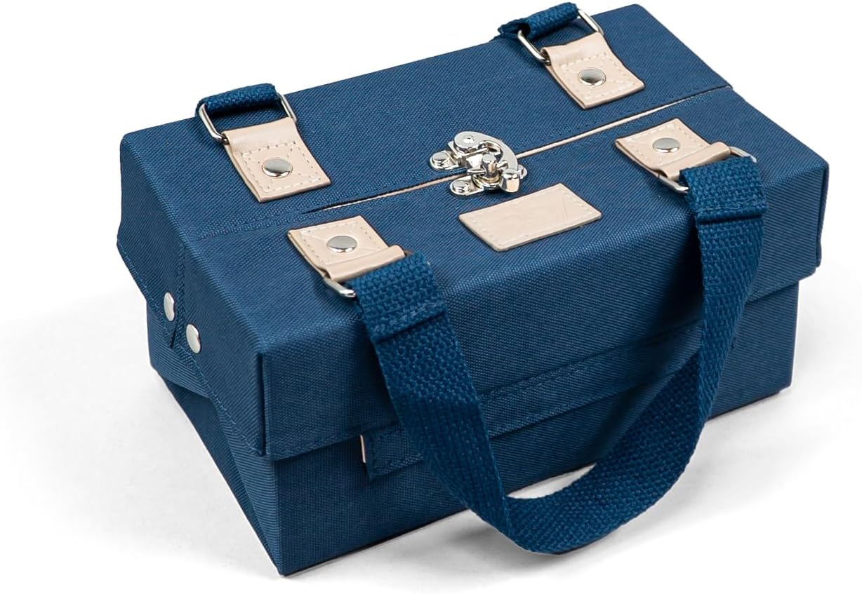 SplayTray: The Bag That Opens Into a Tray (Navy, Small)
