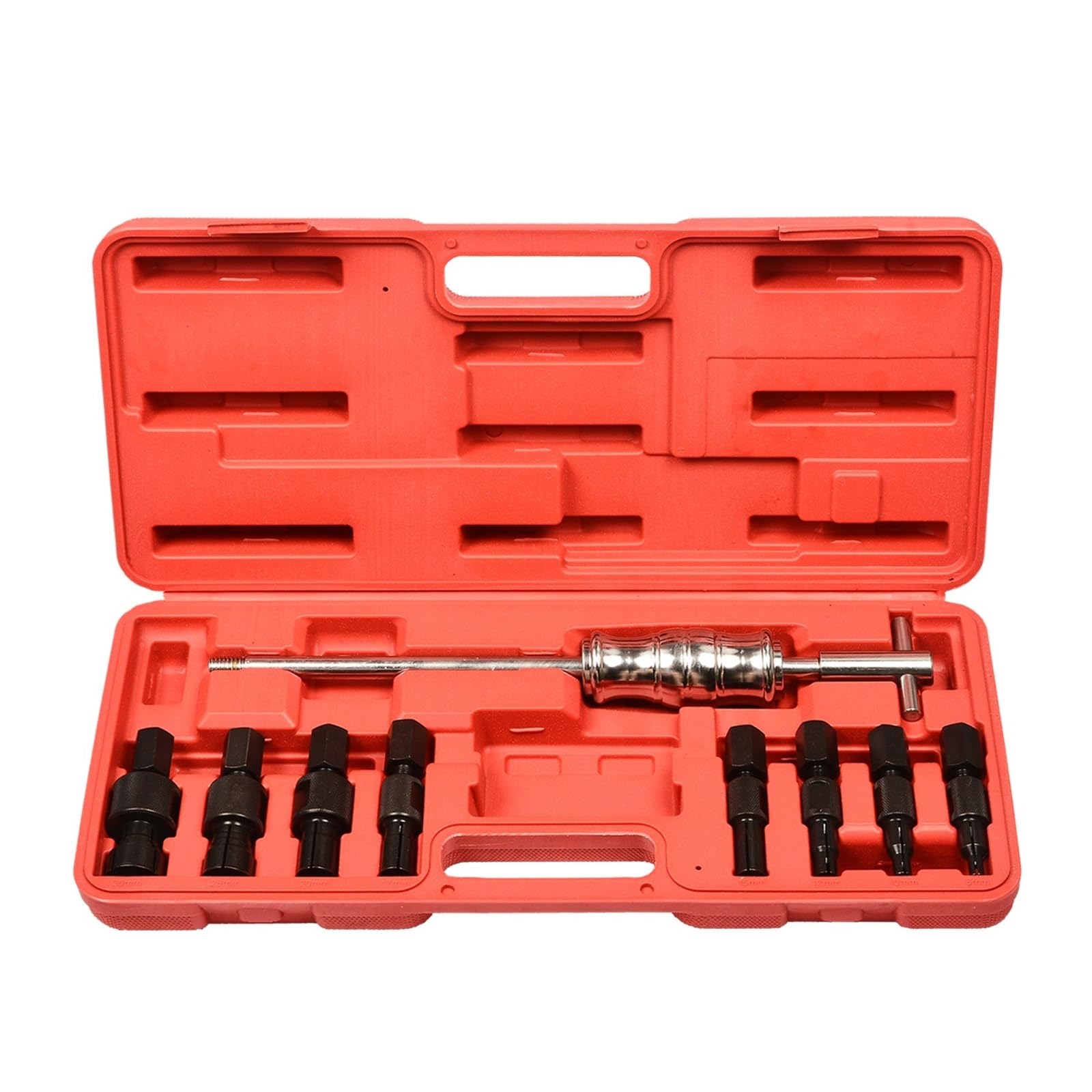 OLAQWENB Torque Wrenches 9/10pc Blind Hole Kit Slide Hammer Pilot Inner Internal Bearing Puller Extractor Removal Tool Precision Torque Wrench(1 9pc)