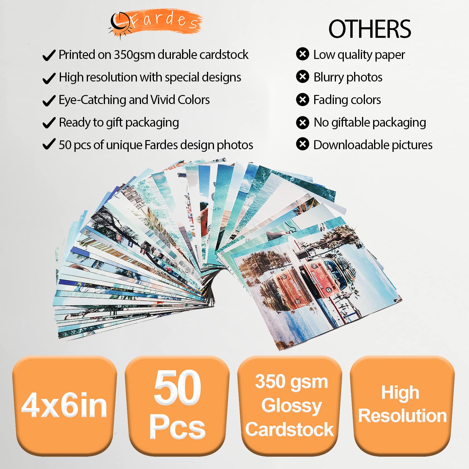 Buy Blue Photo Wall Collage Kit Aesthetic Pictures Beach Decor for