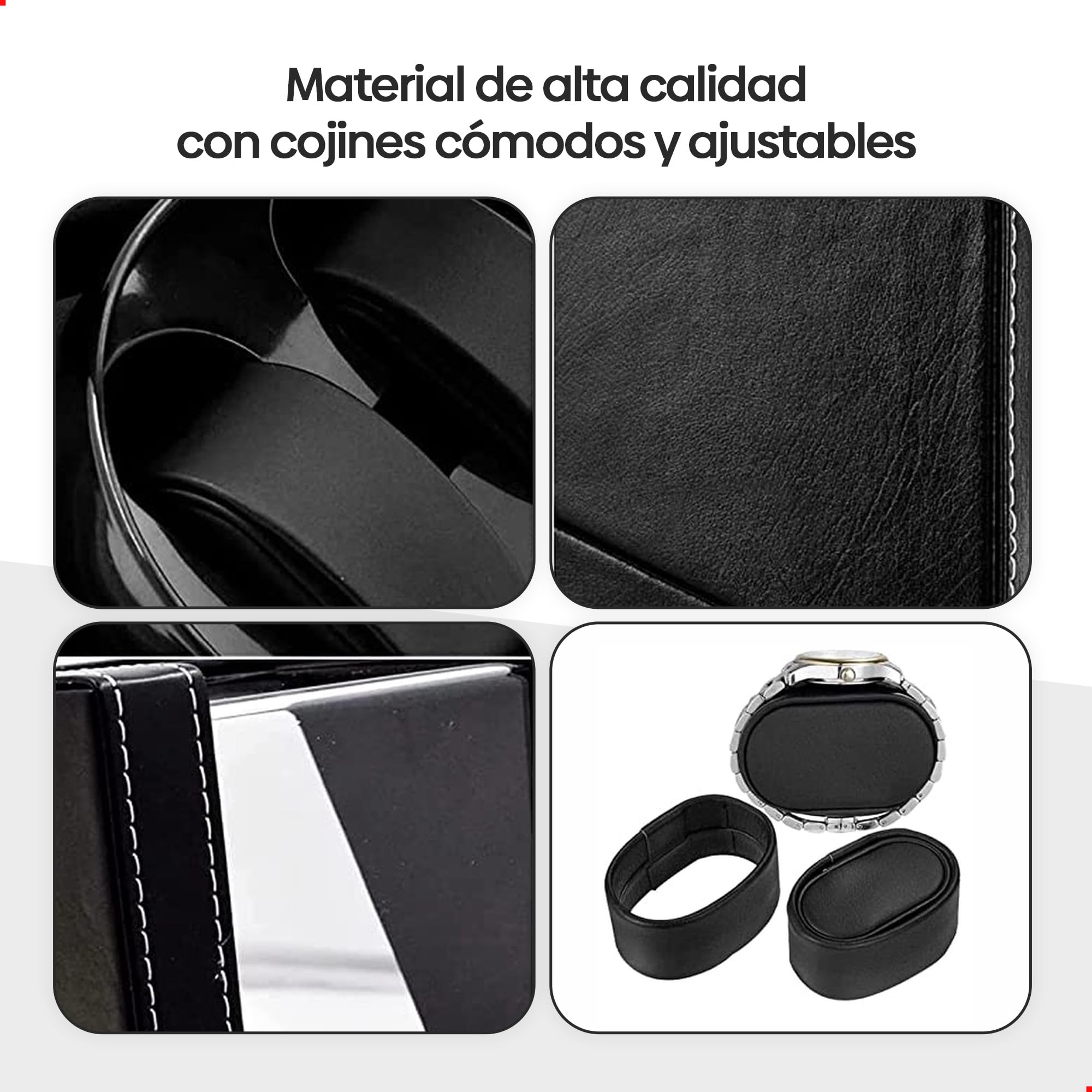 Olvy Caja Enrollable Relojes automáticos, Motor Extremadamente silencioso