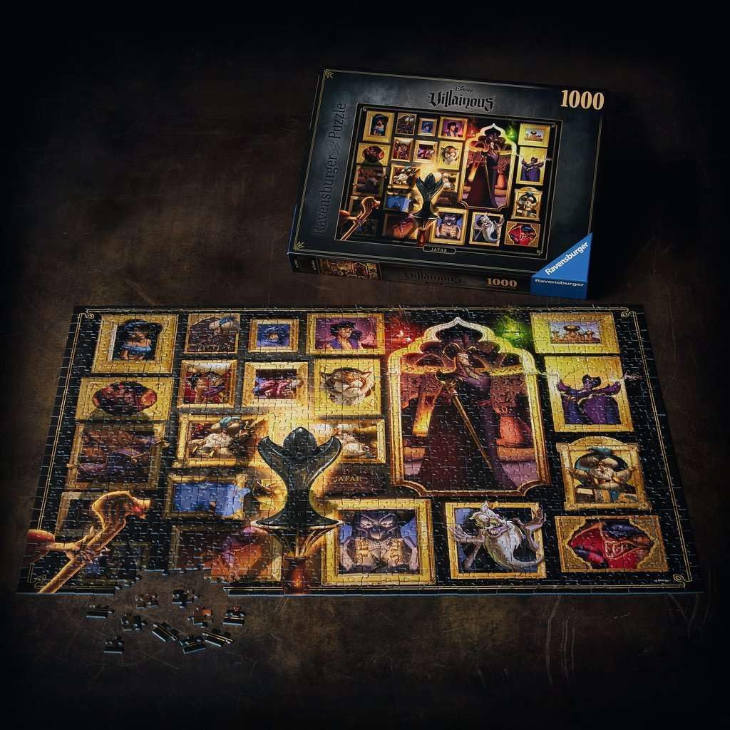 Ravensburger Disney Villainous Jafar 1000 Piece Jigsaw Puzzle for Adults – Every Piece is Unique, Softclick Technology Means Pieces Fit Together Perfectly, Multicoloured (15023)