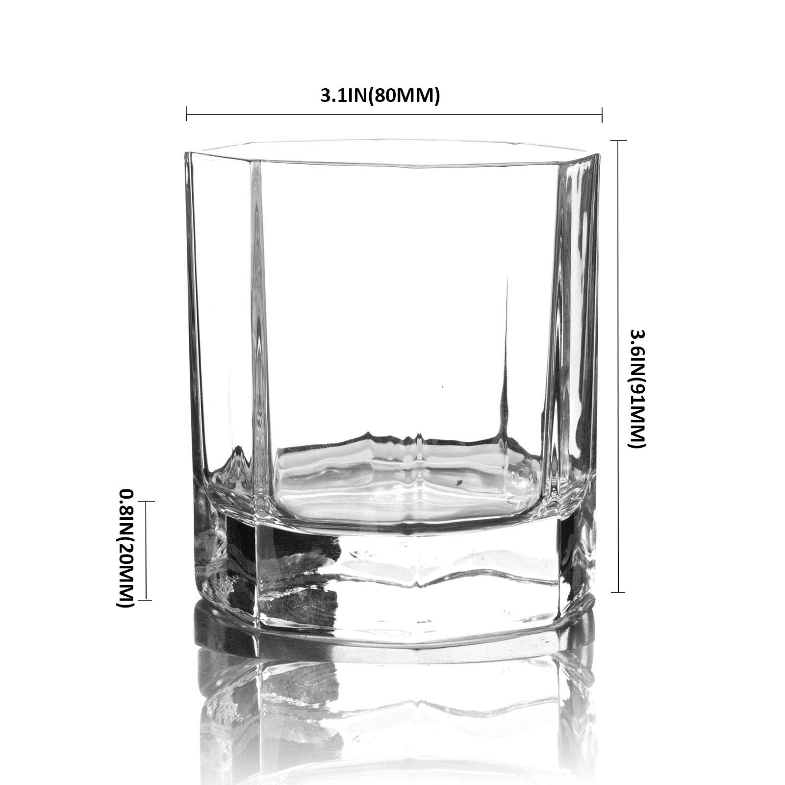 Amazon | NBSXR -昔ながらのウイスキーグラス、カクテルグラス2杯