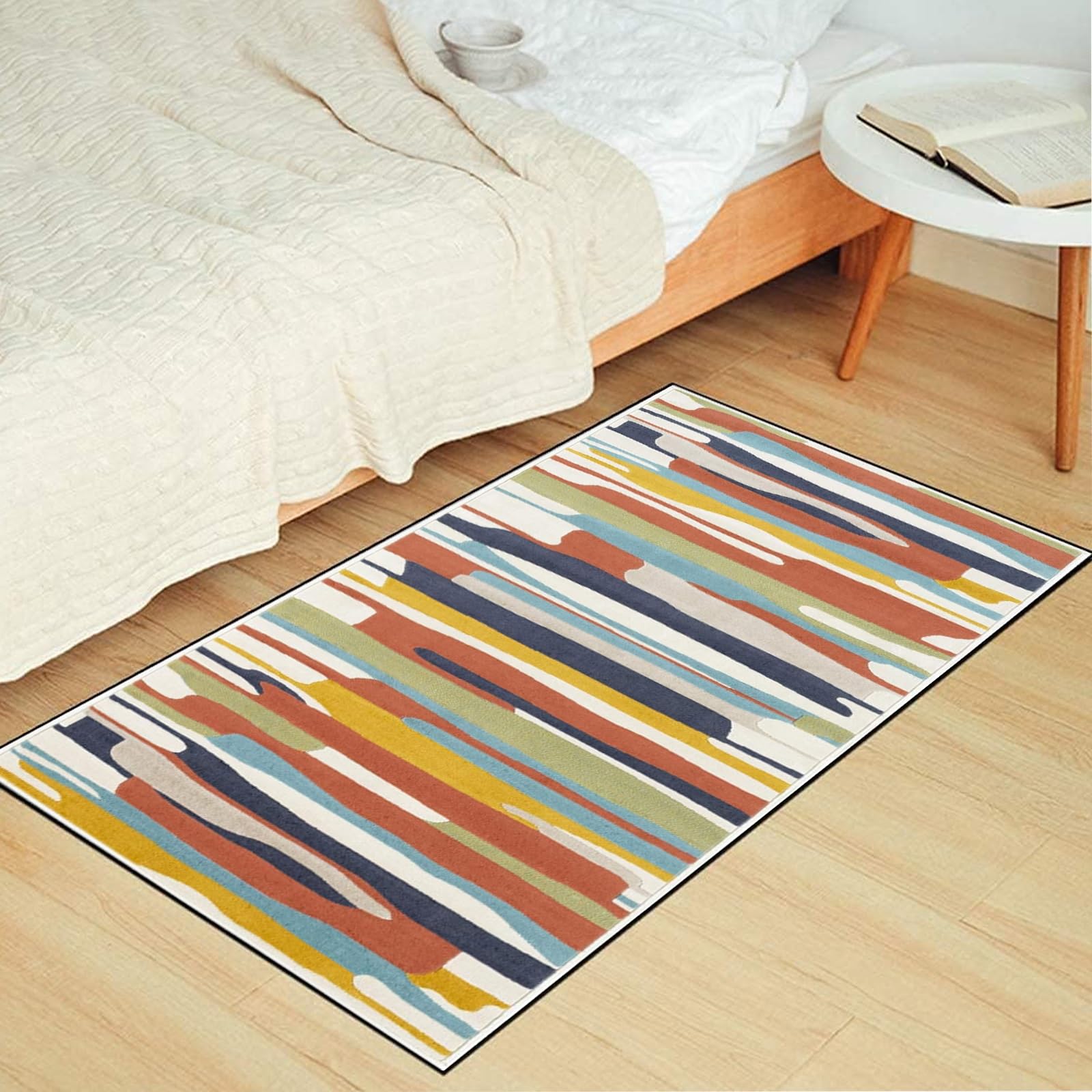 Tappeto Passatoia Cucina Lavabile 40 x 250 cm Moderni, Lavabili, Antiscivolo, Antistatico, Morbida, Pelo Corto Antisfilo Tappeti Moderno Lavabile Tappeto Corridoio, 5