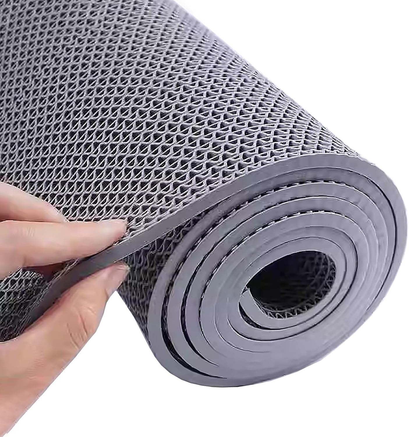 PVC Drainage Floor Mats For Commercial Showers And Kitchens(Grey,120x100cm)