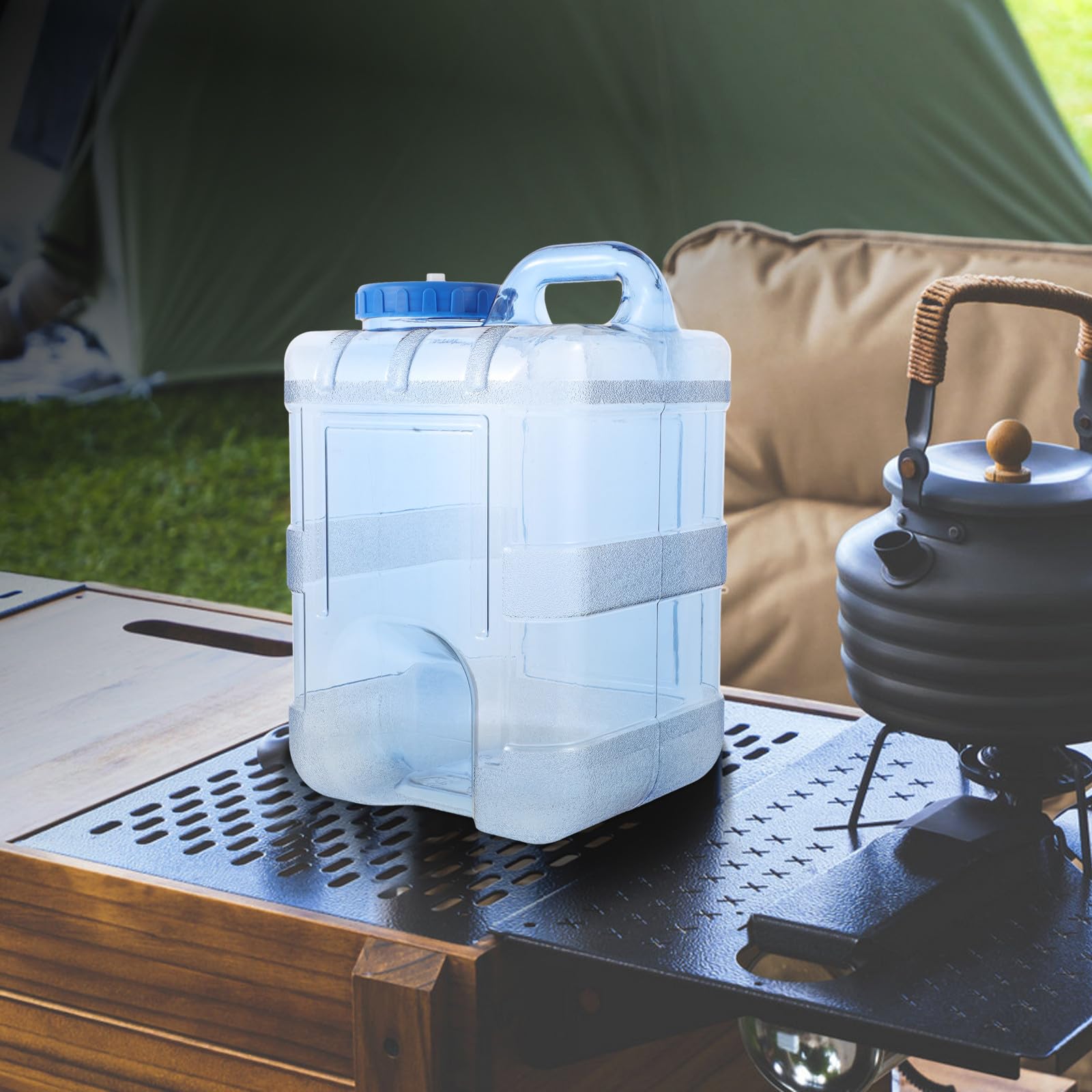 SEWACC Camping Wasserbehälter 15l aus PVC und PC für Camping und Auto