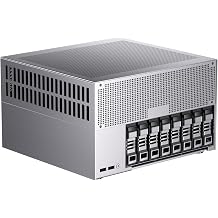 msecore 8 Bay Desktop NAS with Double M.2 PCIe4.0 SSD Slots, Ultra 285H 16 Cores, Max 5.4 GHz 32G LPDDR5 8400 MT/s, 1T SSD, 2 * 10Gbps LAN, Four Display 1* HD, 1* DP, 2* USBC, Windows 11 Pro