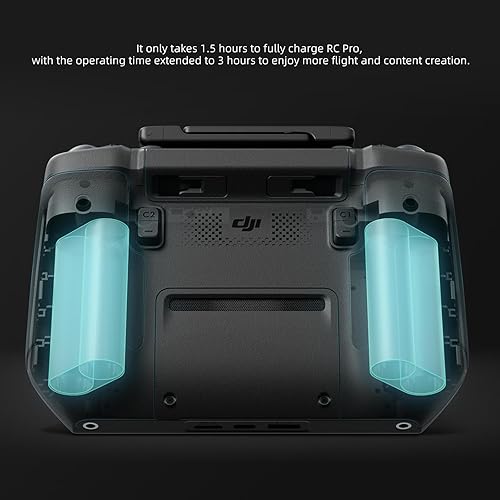 Miniatura 5 de Controlador inteligente RC Pro para DJI Mavic 3 - Pantalla de alto brillo, rango de transmisión de 9.3 mi, potente procesador