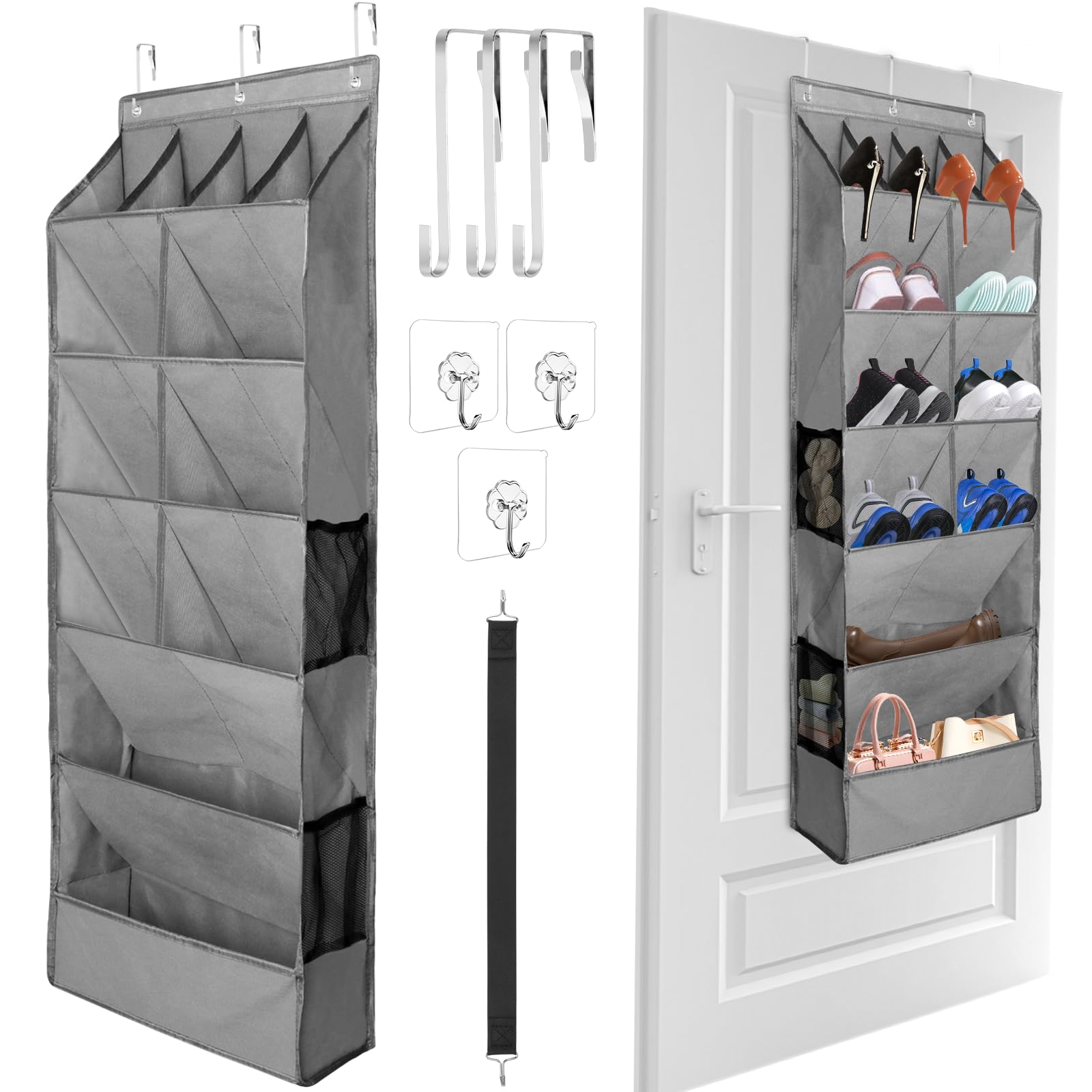 SelfTek Over Door Shoe Storage