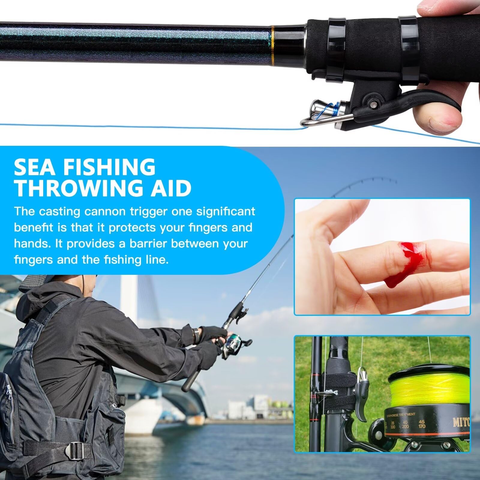 cannon fishing pole Amazon.com: XSPANDER 4x Fishing Cannon Bait Launcher for catching more fish  : Sports & Outdoors