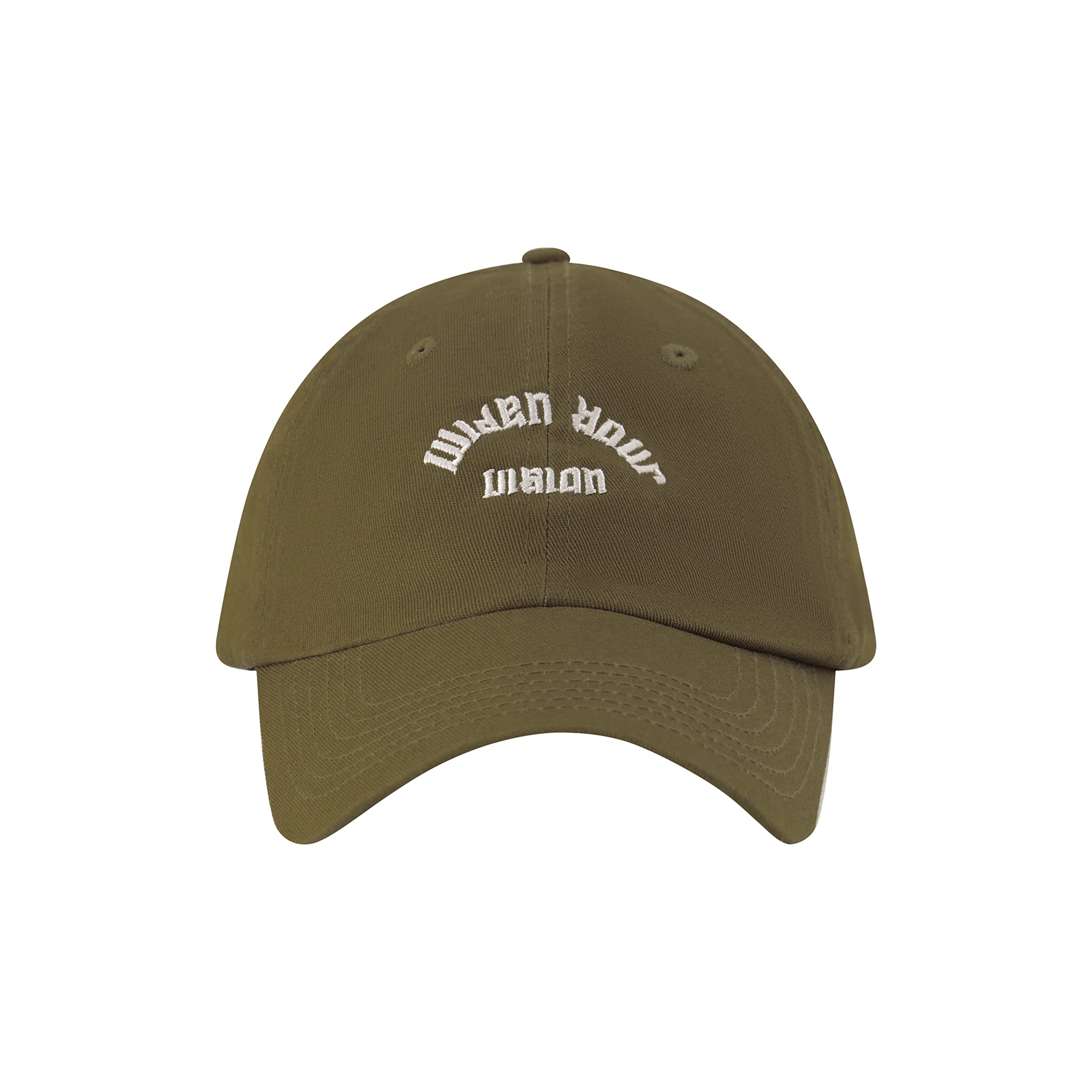 CAPZI(Widen Your Vision) Unisex Baseball Dad Cap Unstructured Adjustable Cap for Men Women Teens 100% Cotton for Casual and Outdoor Activities (Olive Green) - One Size