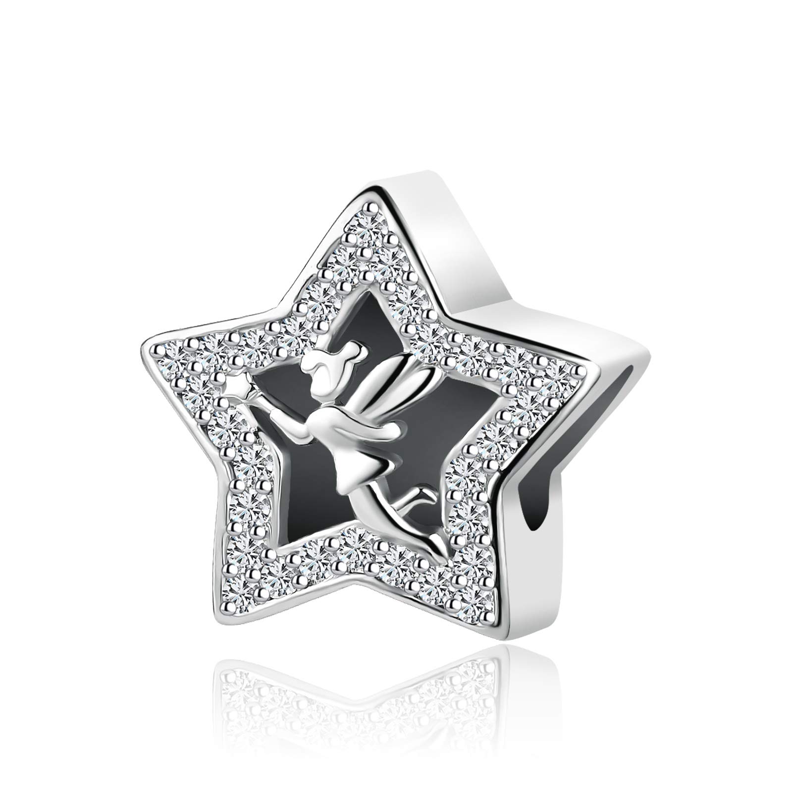 TGLSStar Angel Charm Compatible With Pandora Charms Bracelets