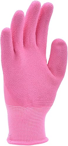 Miniatura 7 de G & F Products JustForKids Kids Garden Work Gloves Soft Cotton or Synthetic Leather, Dirt-Resistant, Non-Slip, Knit Wrist