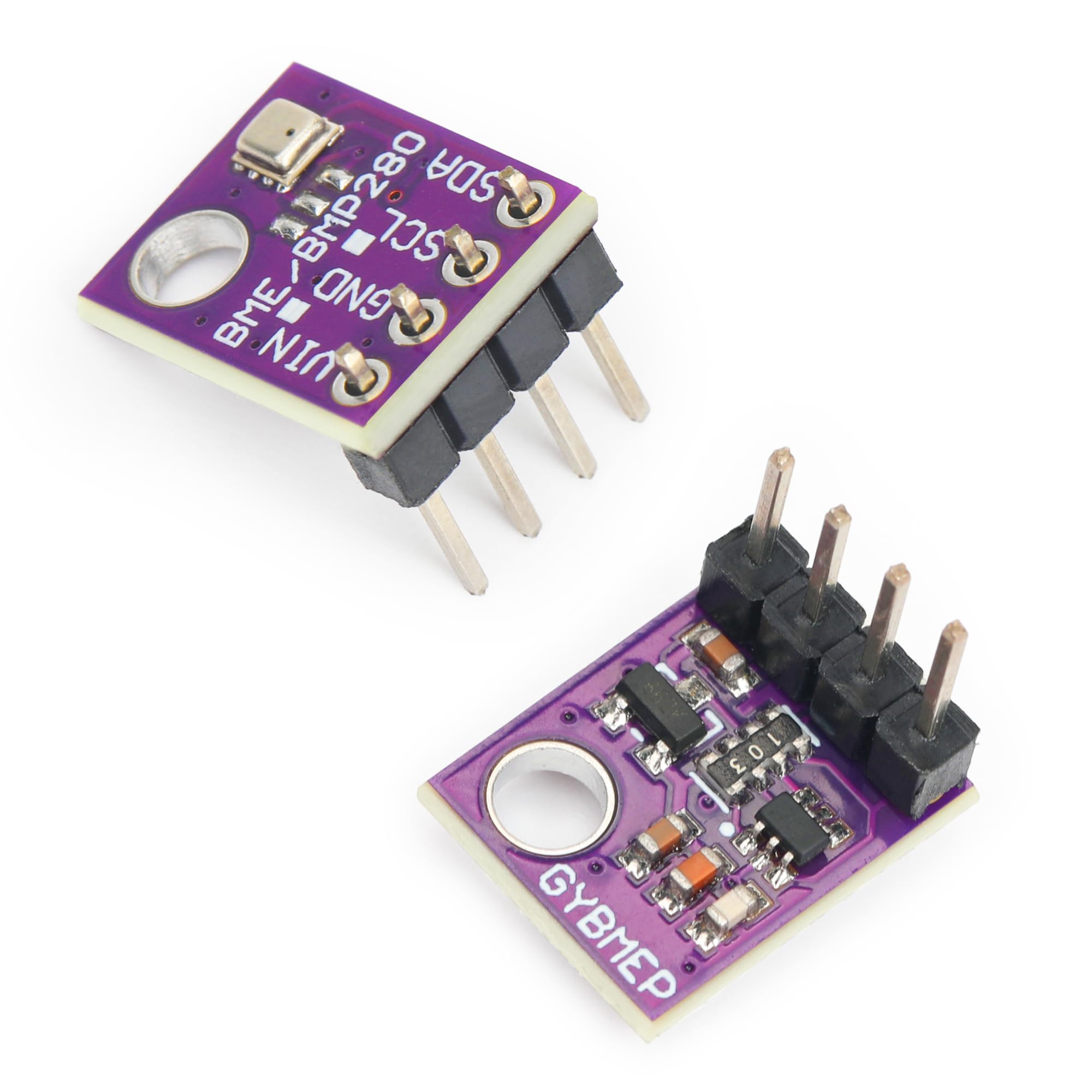 2PCS BME280 5V Sensor Module Atmospheric Pressure Temperature Humidity Sensors I2C SPI Breakout GY-BME280 — Amazon image 4
