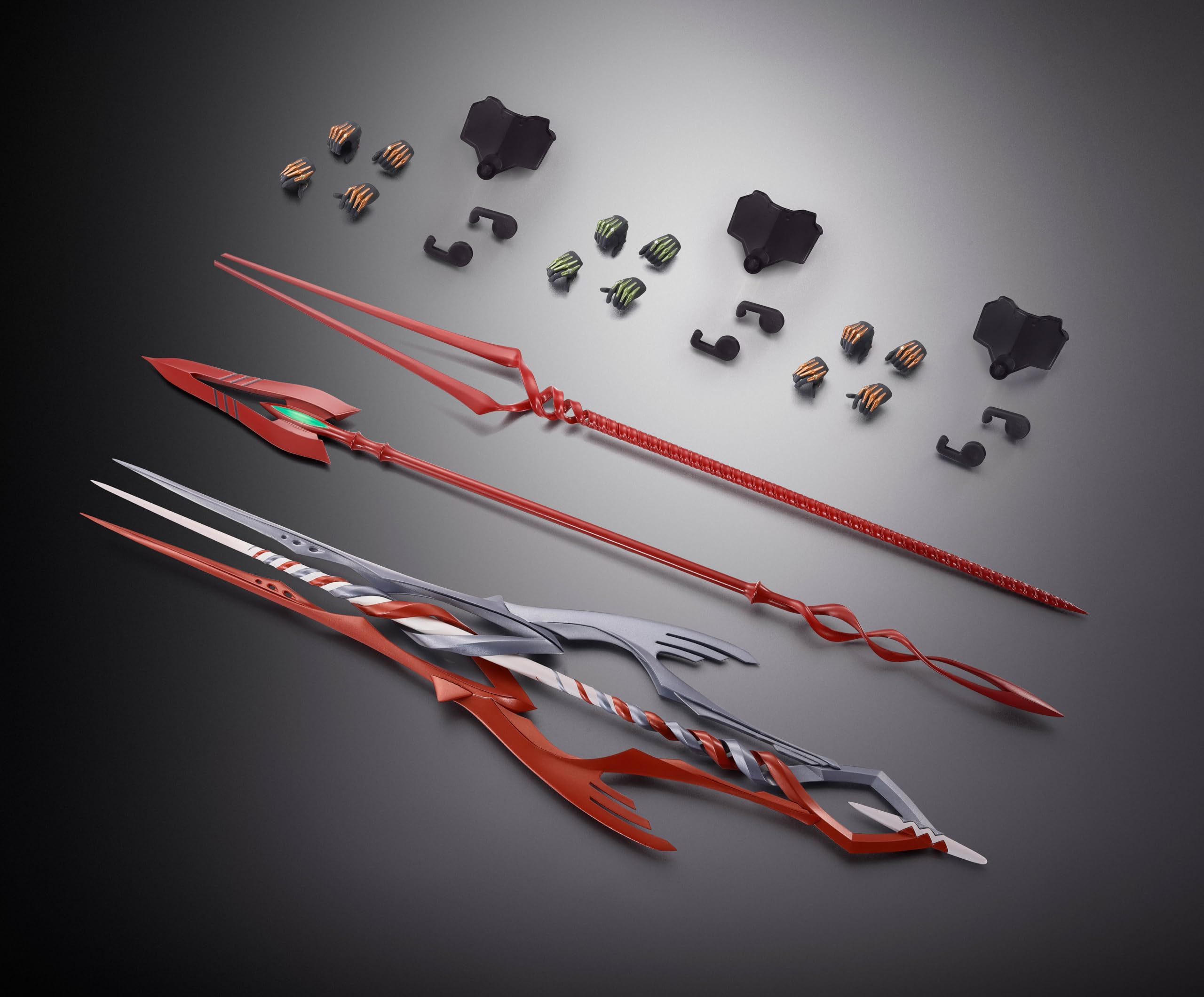 TAMASHII NATIONS Evangelion – 3 Speer-Set für Evangelion 30. mit The Spear Another Color Metal Build Actionfigur