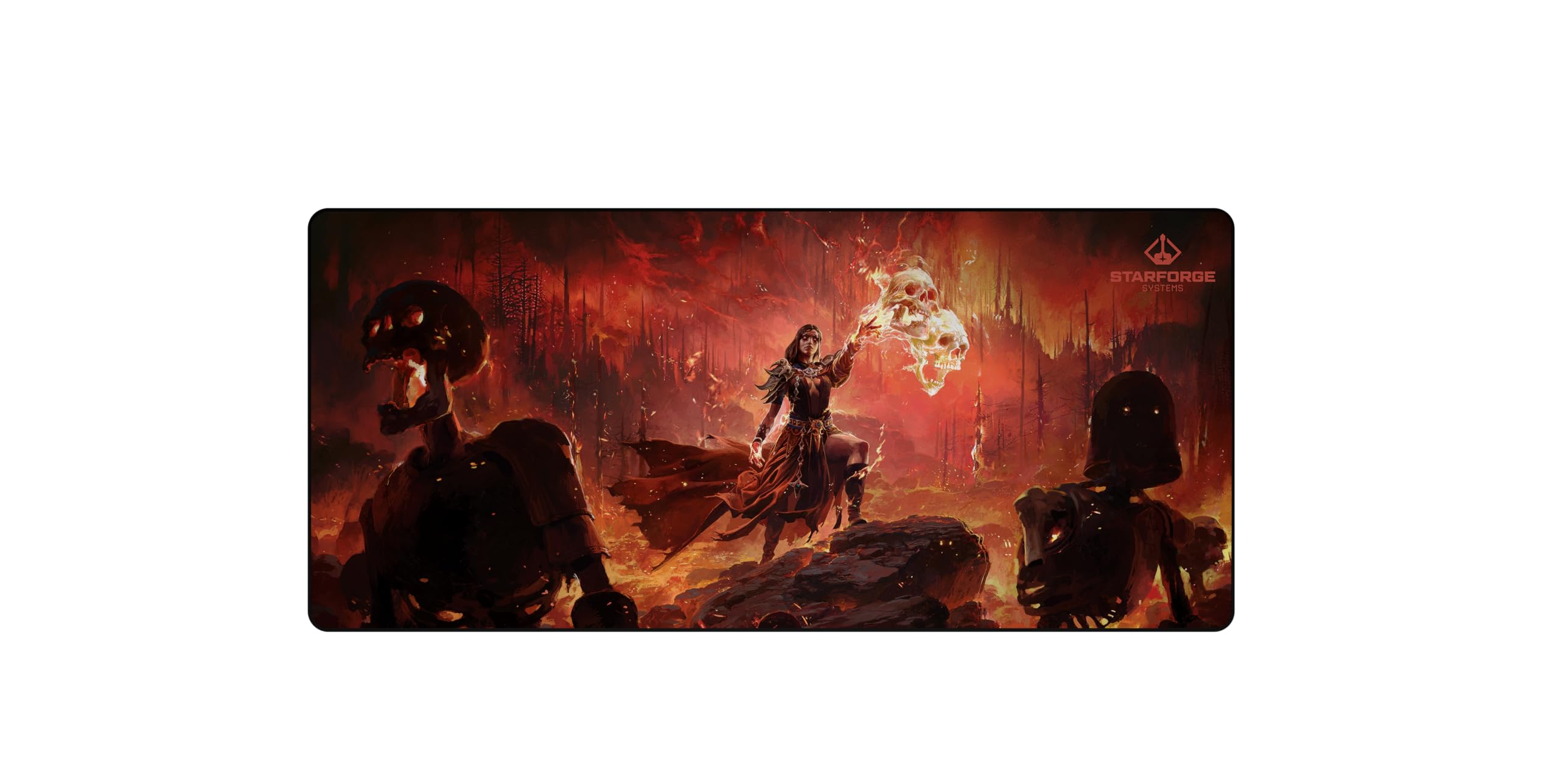 Starforge - Infernalist - Path of Exile 2 Gaming Desk Mat β Large Extended Mouse & Keyboard Pad
