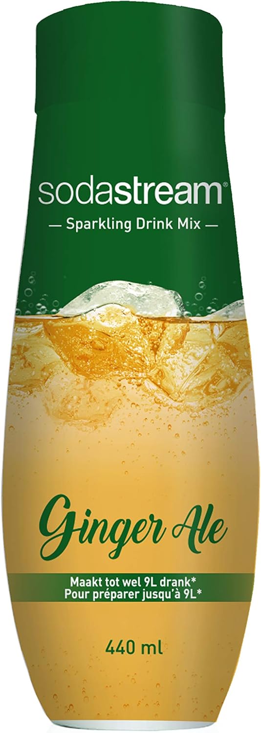 SodaStream Classics Ginger Ale 440ml SodaStream Flavour, Green Amazon