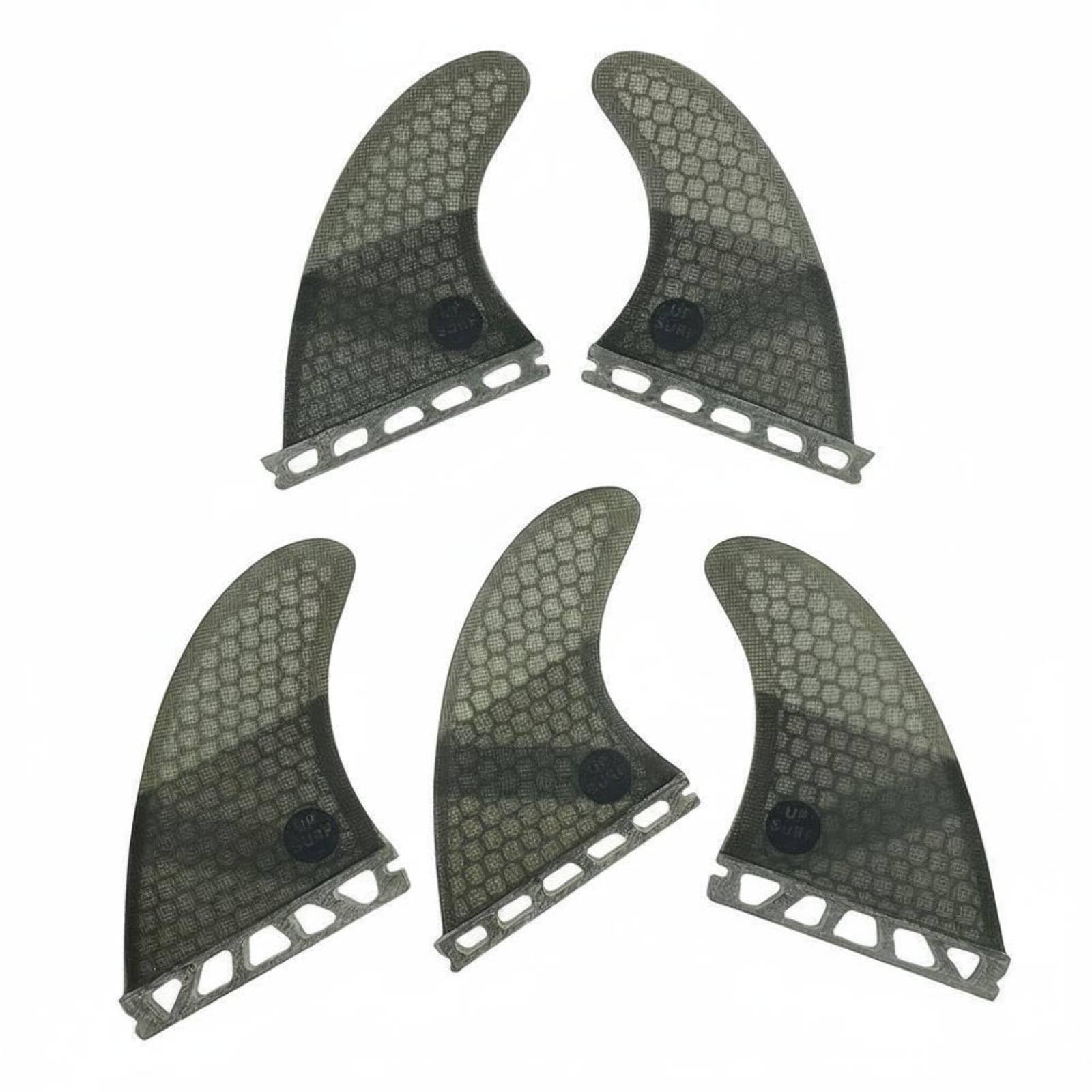 Quilla de Surf FUT Montaje Simple Quilla Trasera de Surf Resistente y Ligero Equipo Deportivo para Deporte Acuático , Gris